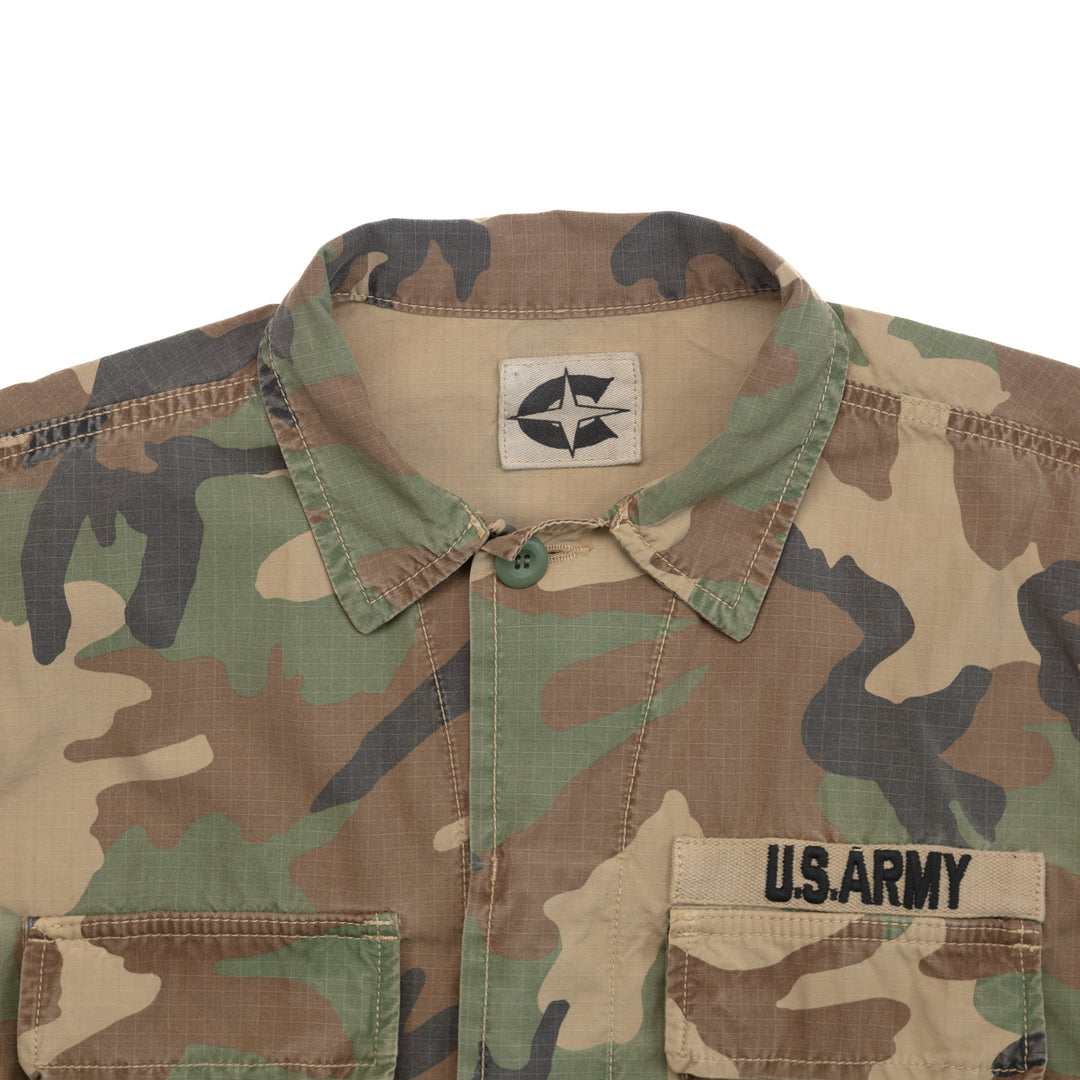 Korpela Utility Jacket in Washed Camo