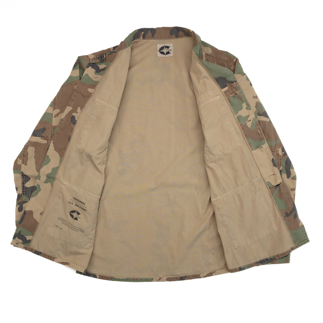 Korpela Utility Jacket in Washed Camo