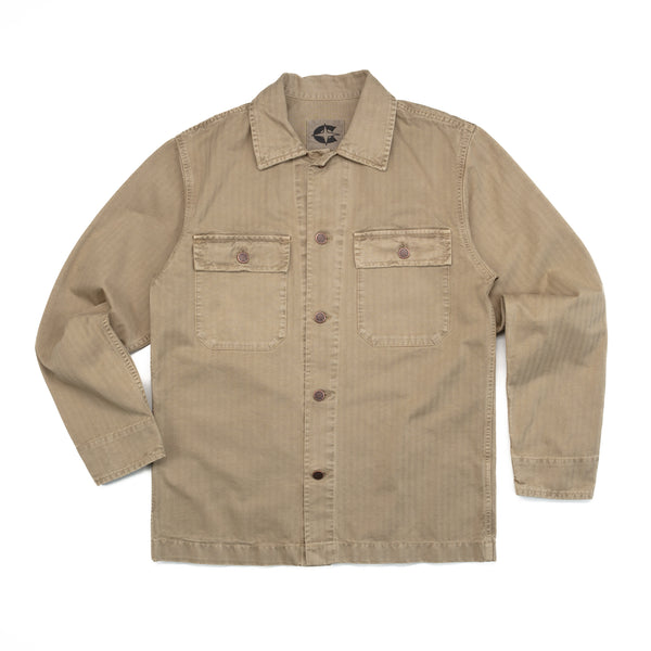 Willy's Field Shirt in Sand HBT — The Revive Club