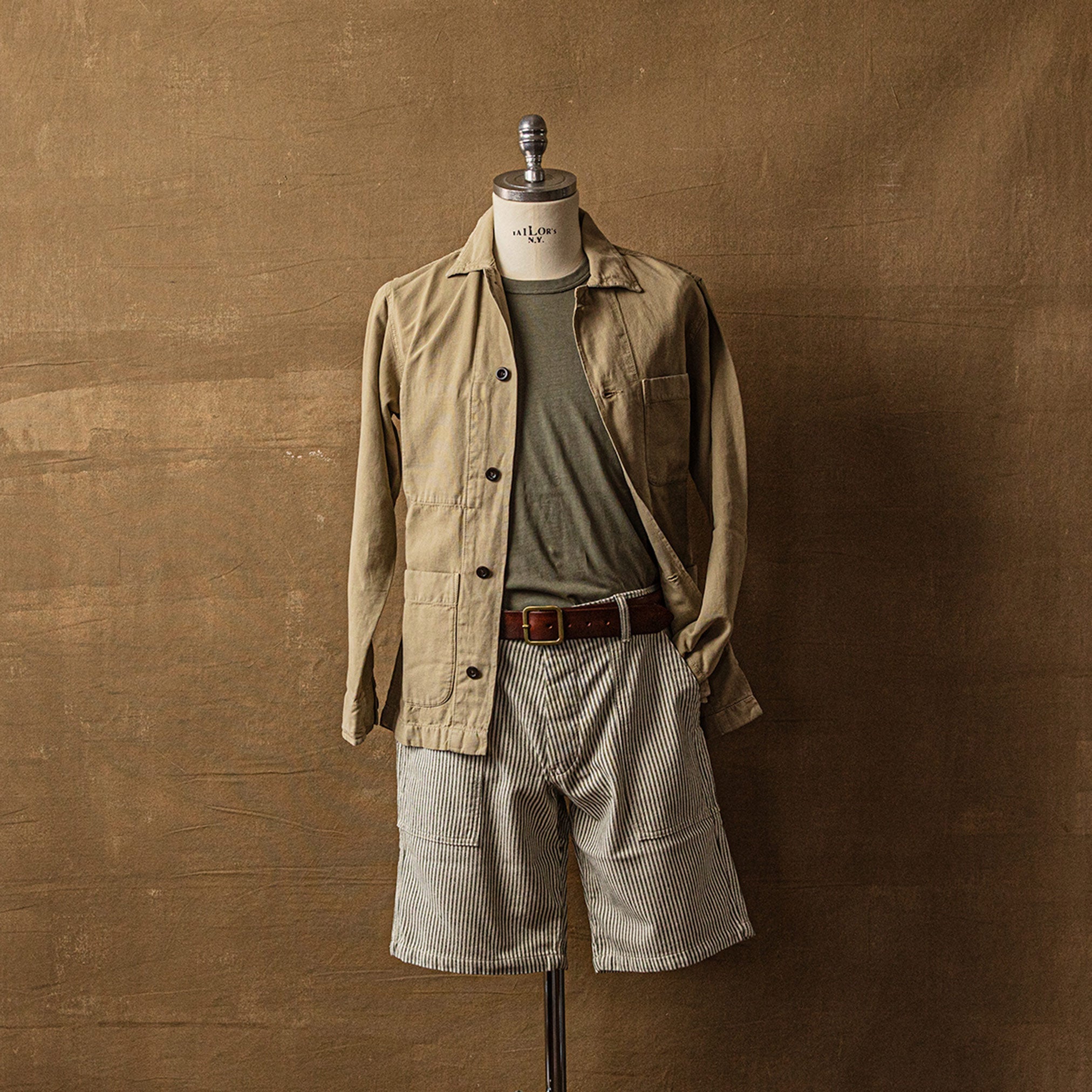St Malo Work Jacket in Sand