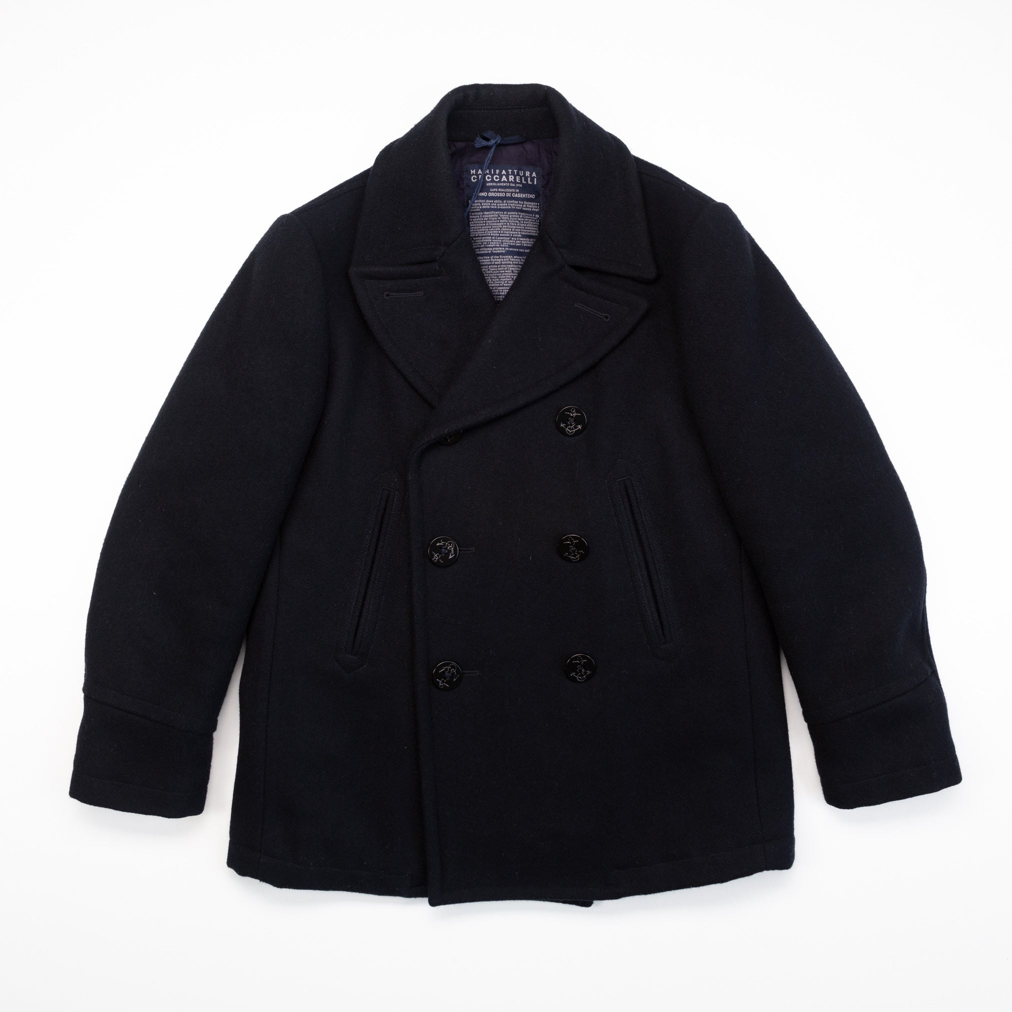 Panno Stia Navy Peacoat - 40