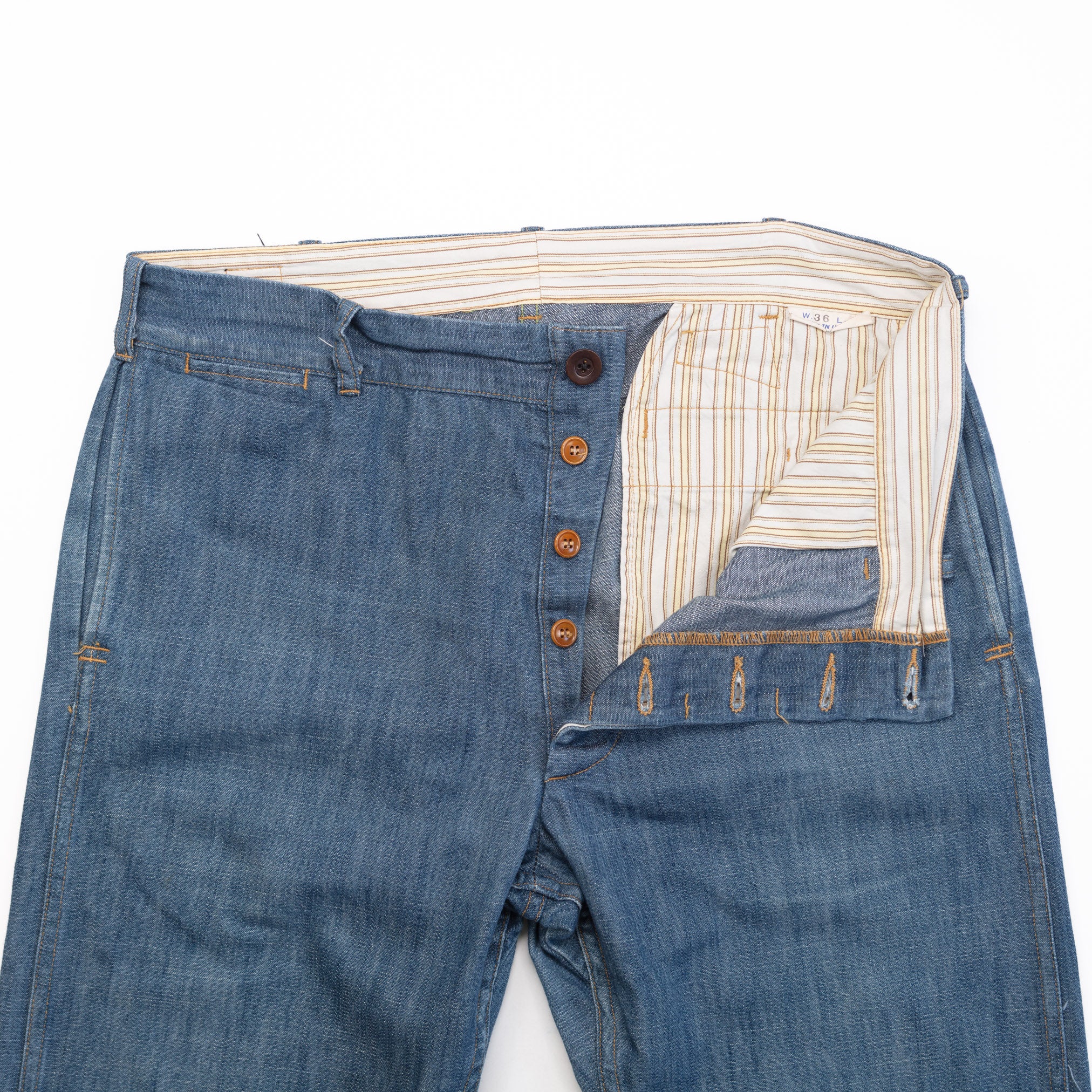 Continental Trousers in Player Denim - 36