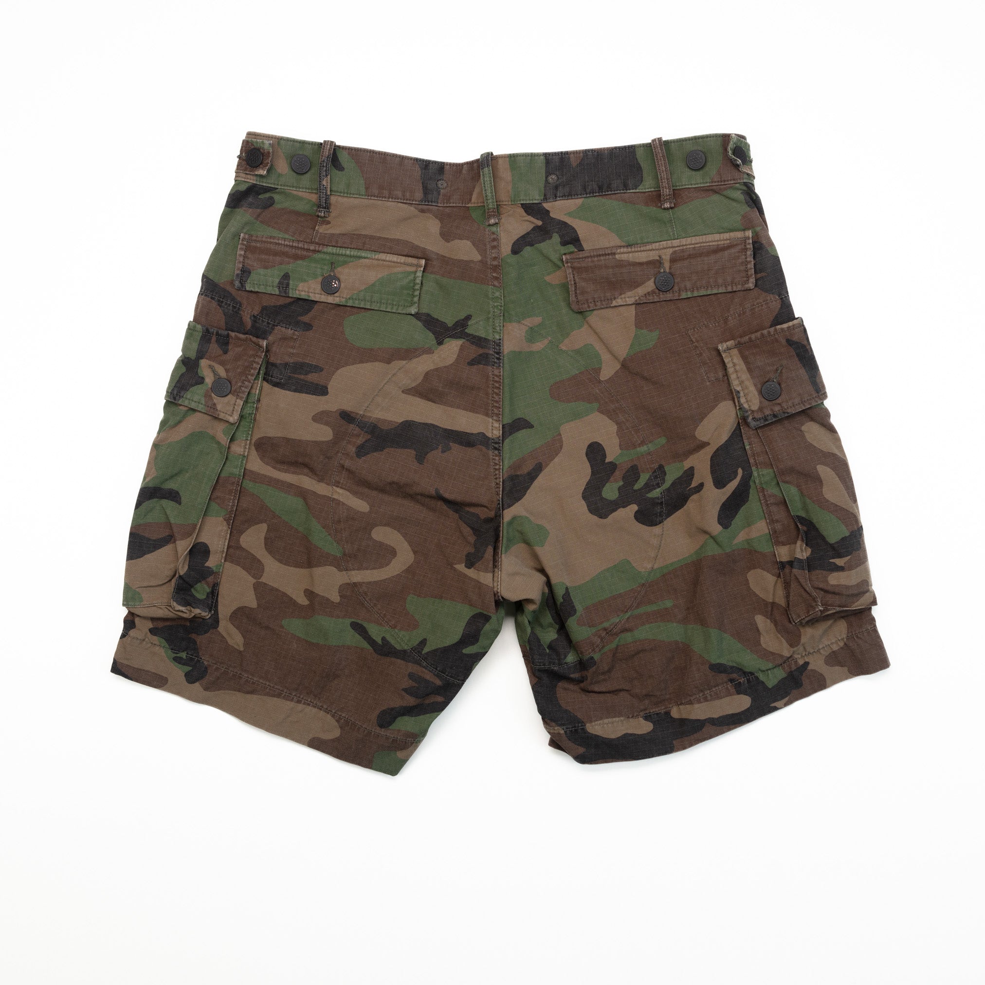 Ripstop Cargo Shorts in Camo - 34