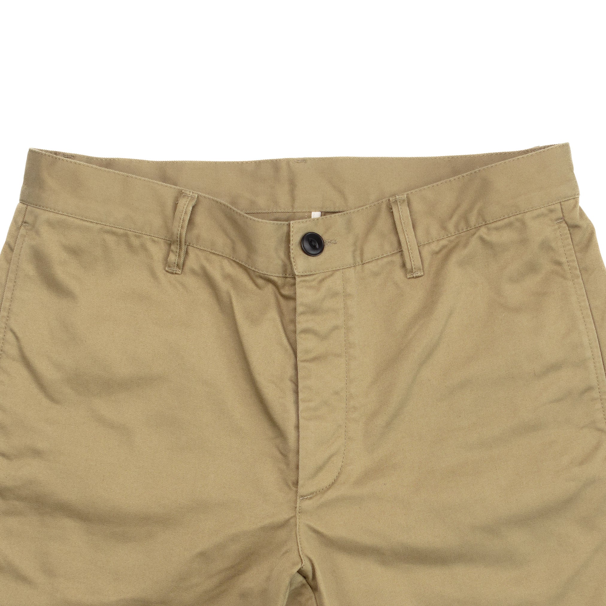 Gabardine Khaki Shorts - 32