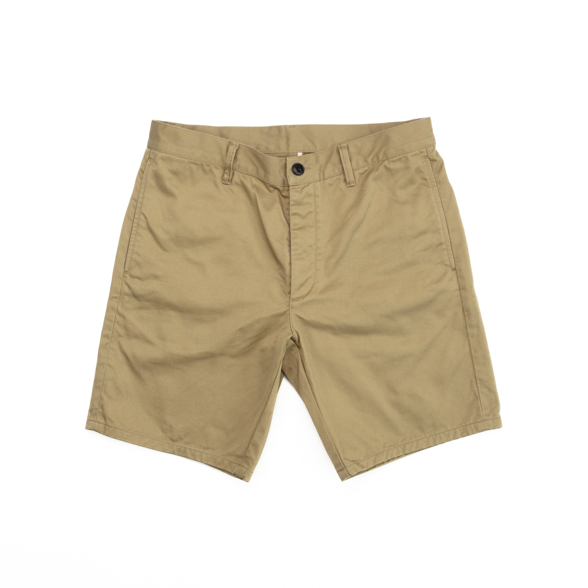 Gabardine Khaki Shorts - 32