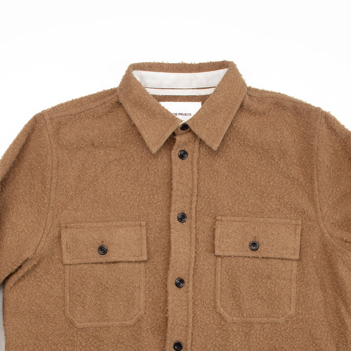 Silas Textured Cotton Wool Overshirt #859