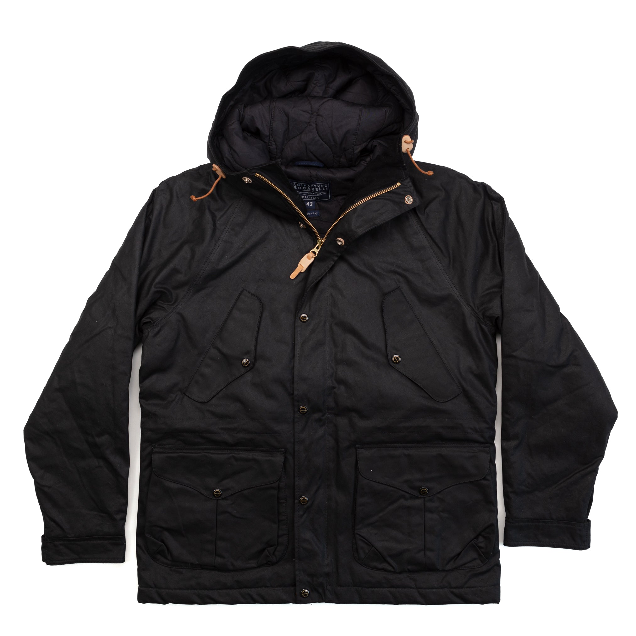 The New Fisherman Parka W7073-WX in Black