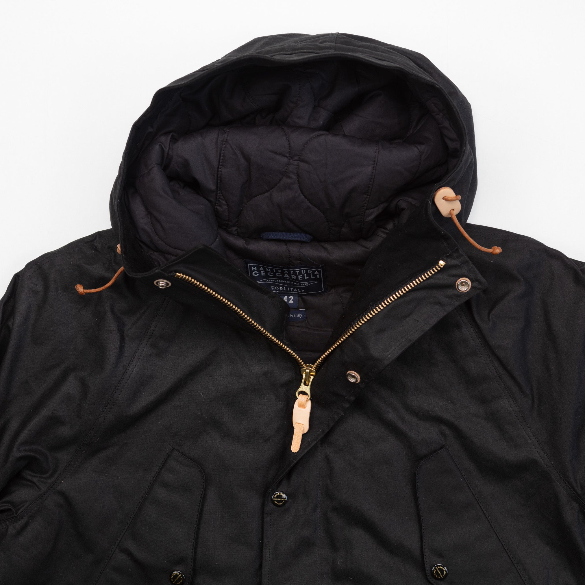 The New Fisherman Parka W7073-WX in Black