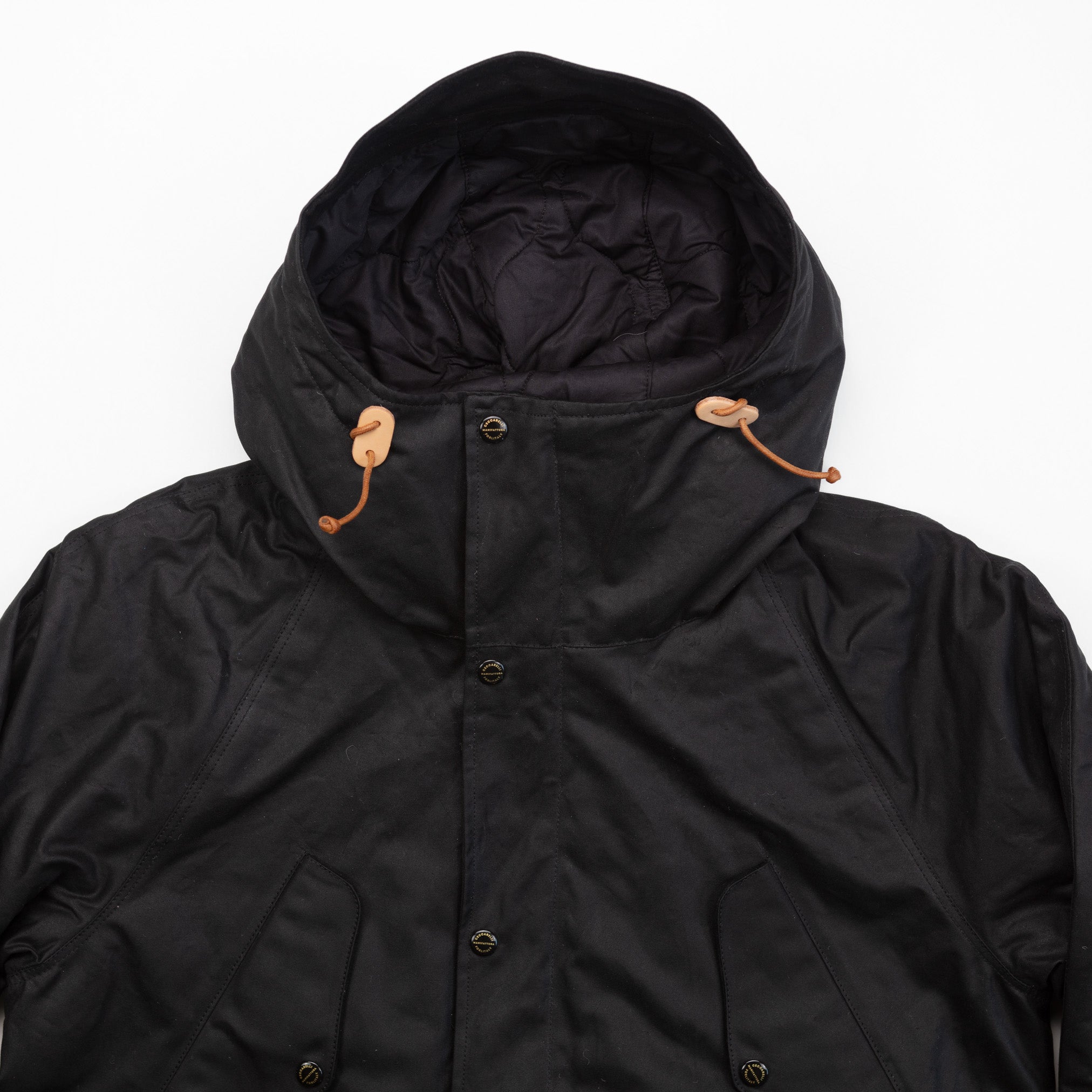 The New Fisherman Parka W7073-WX in Black