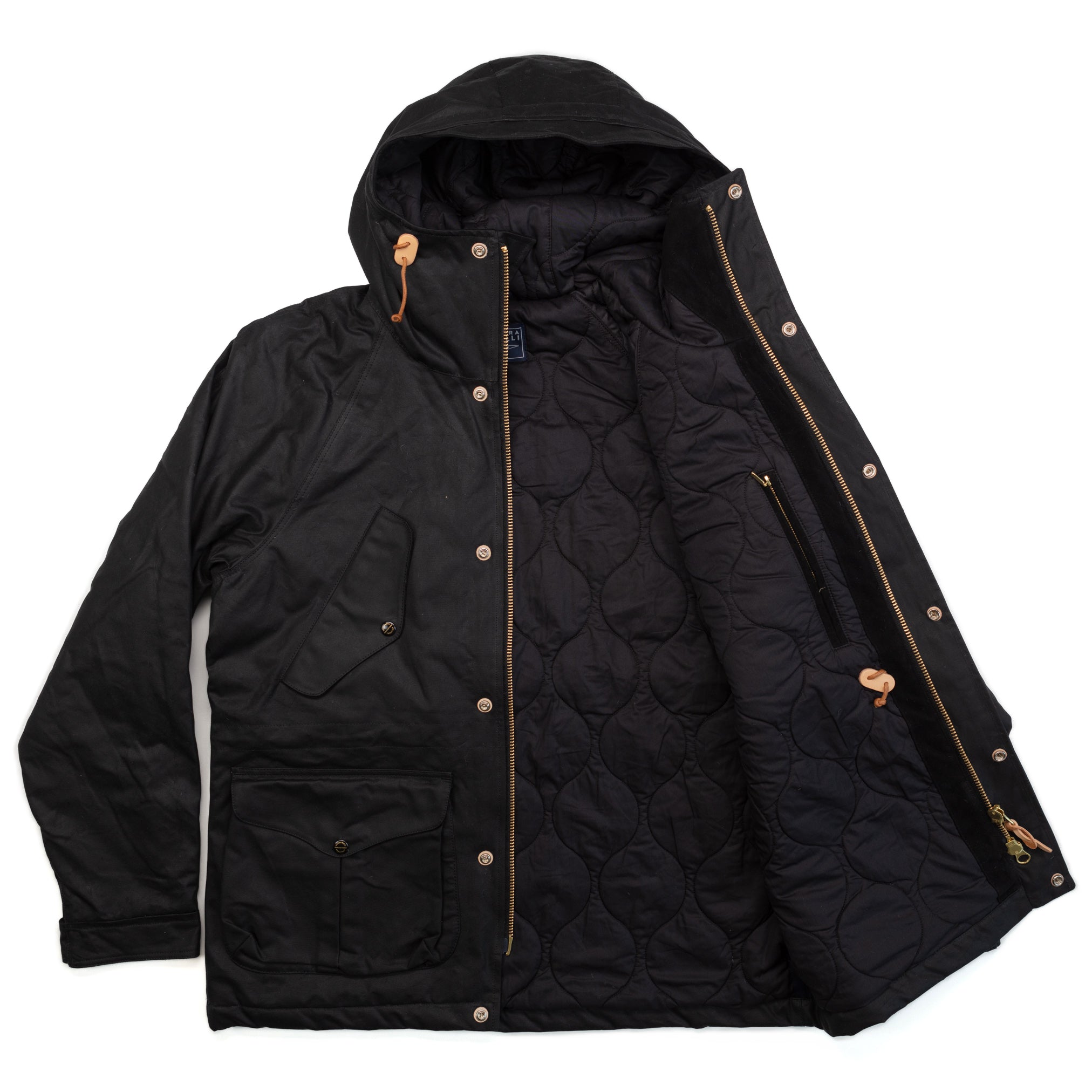 The New Fisherman Parka W7073-WX in Black