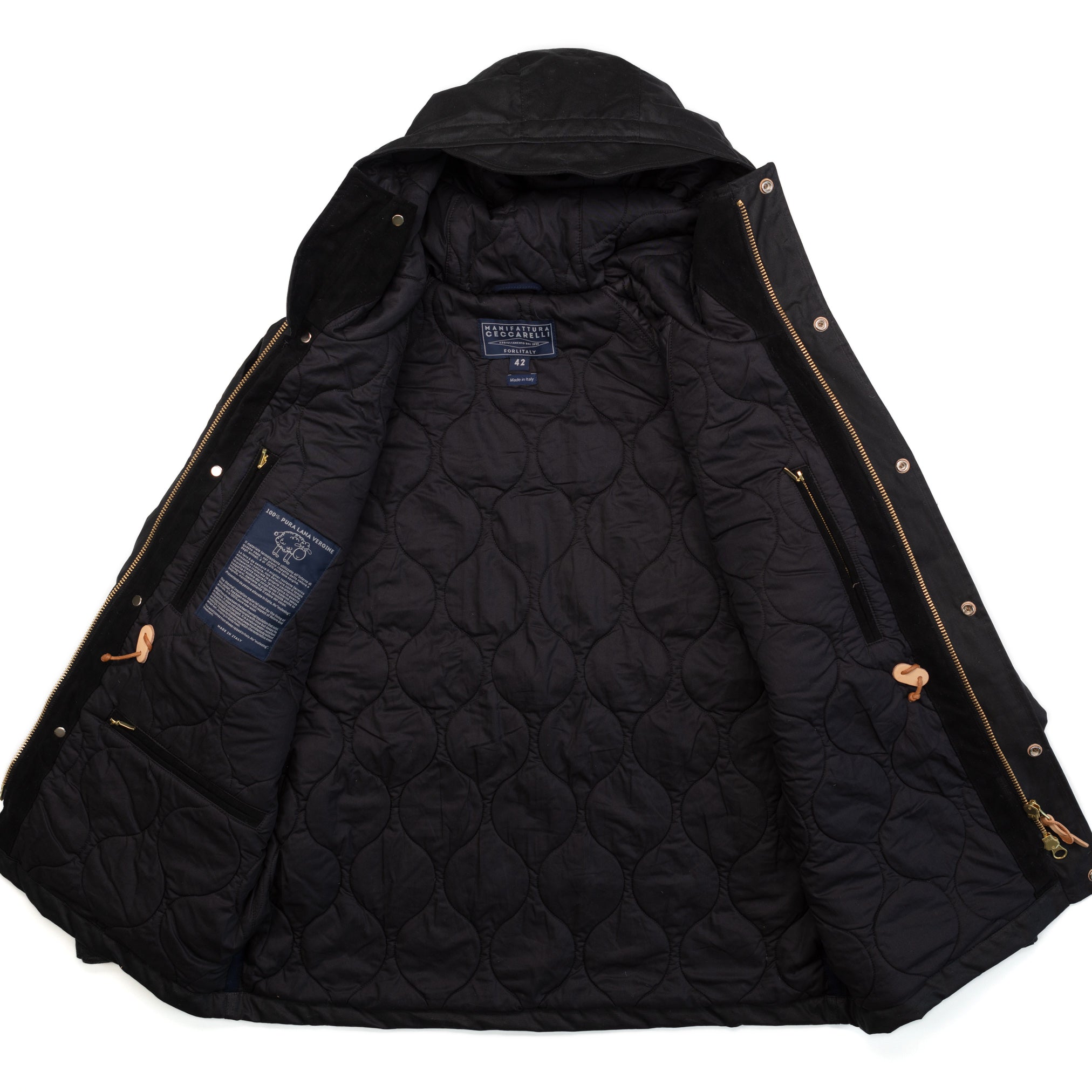 The New Fisherman Parka W7073-WX in Black