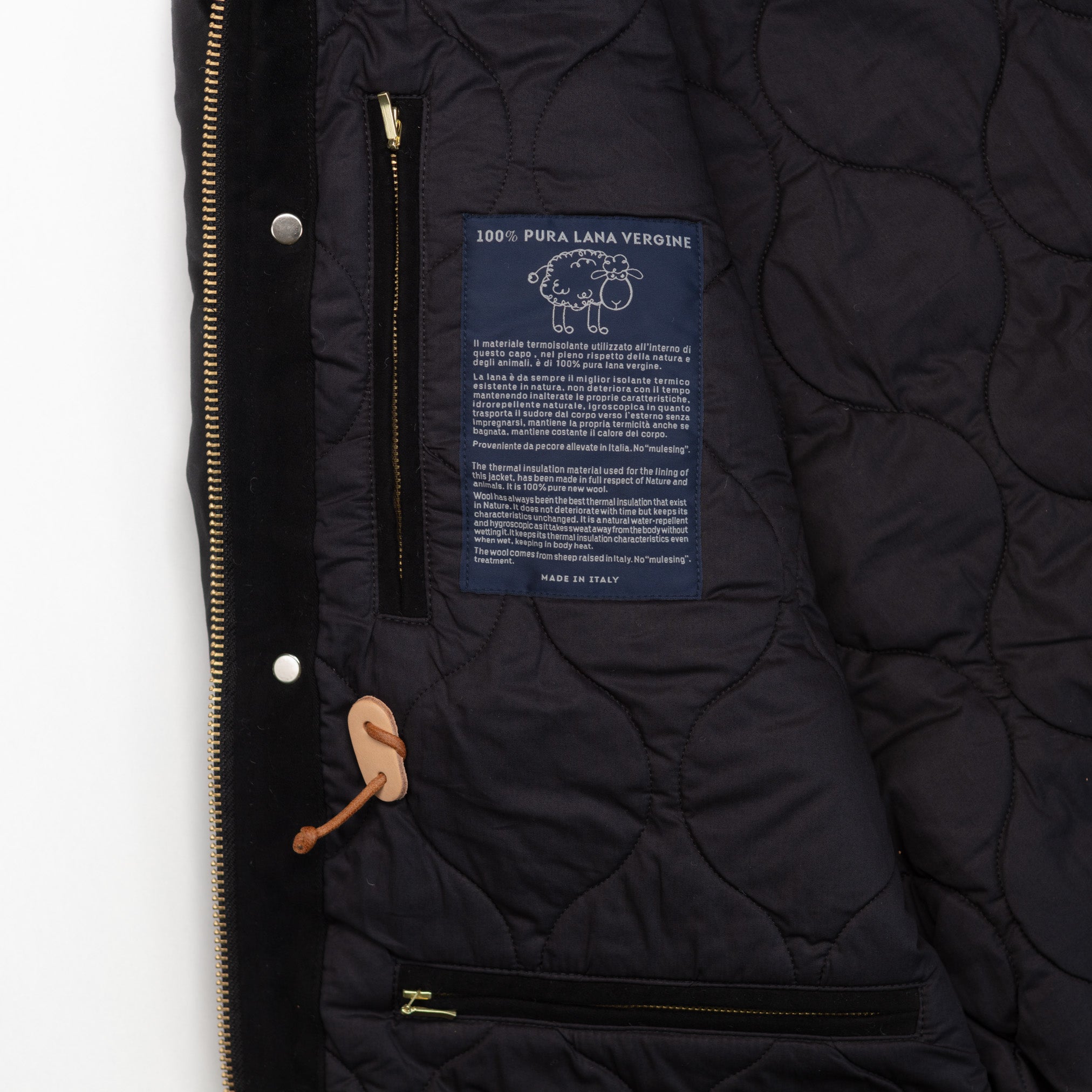 The New Fisherman Parka W7073-WX in Black