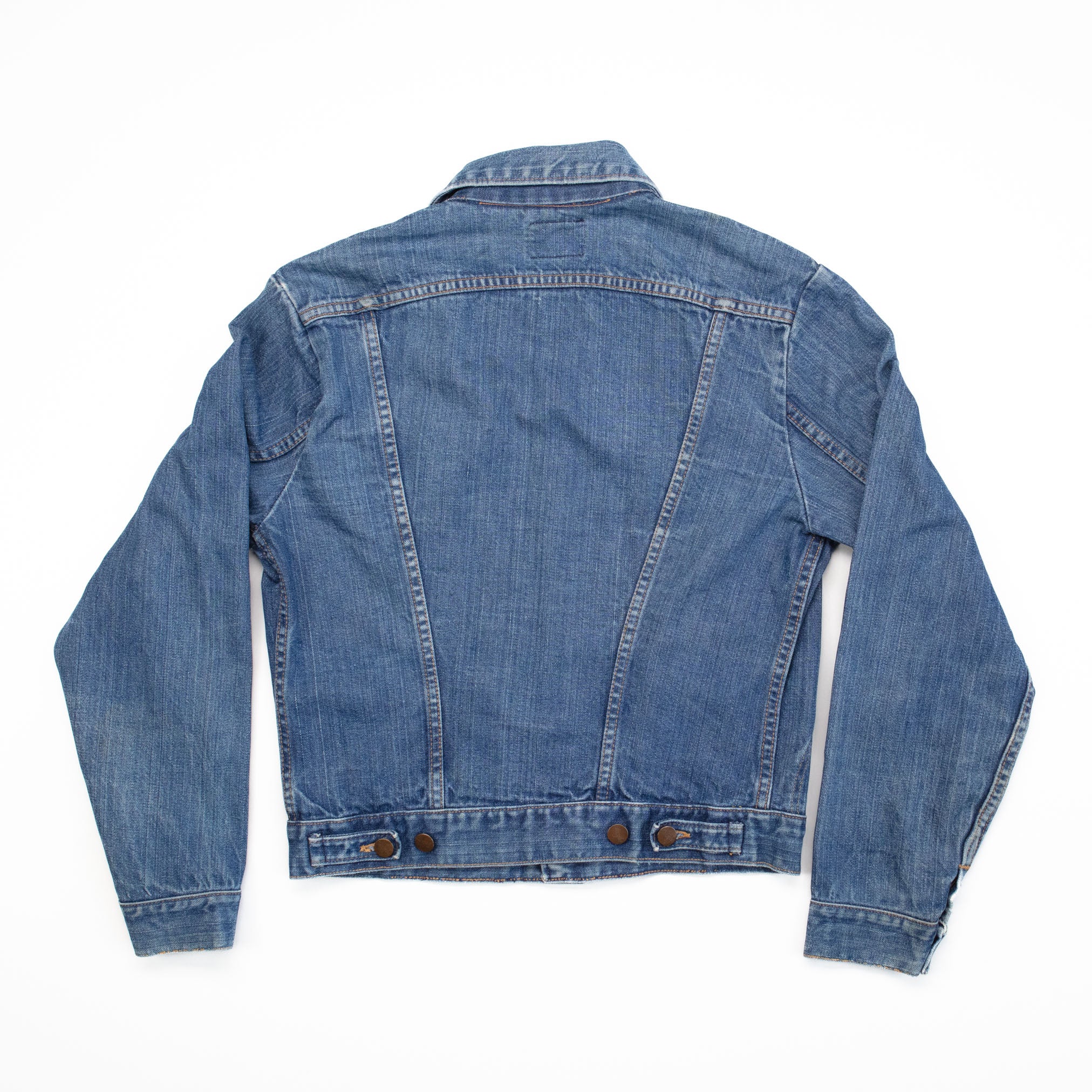 Cowboy Cut Unlined Denim Jacket in Stonewash - 38