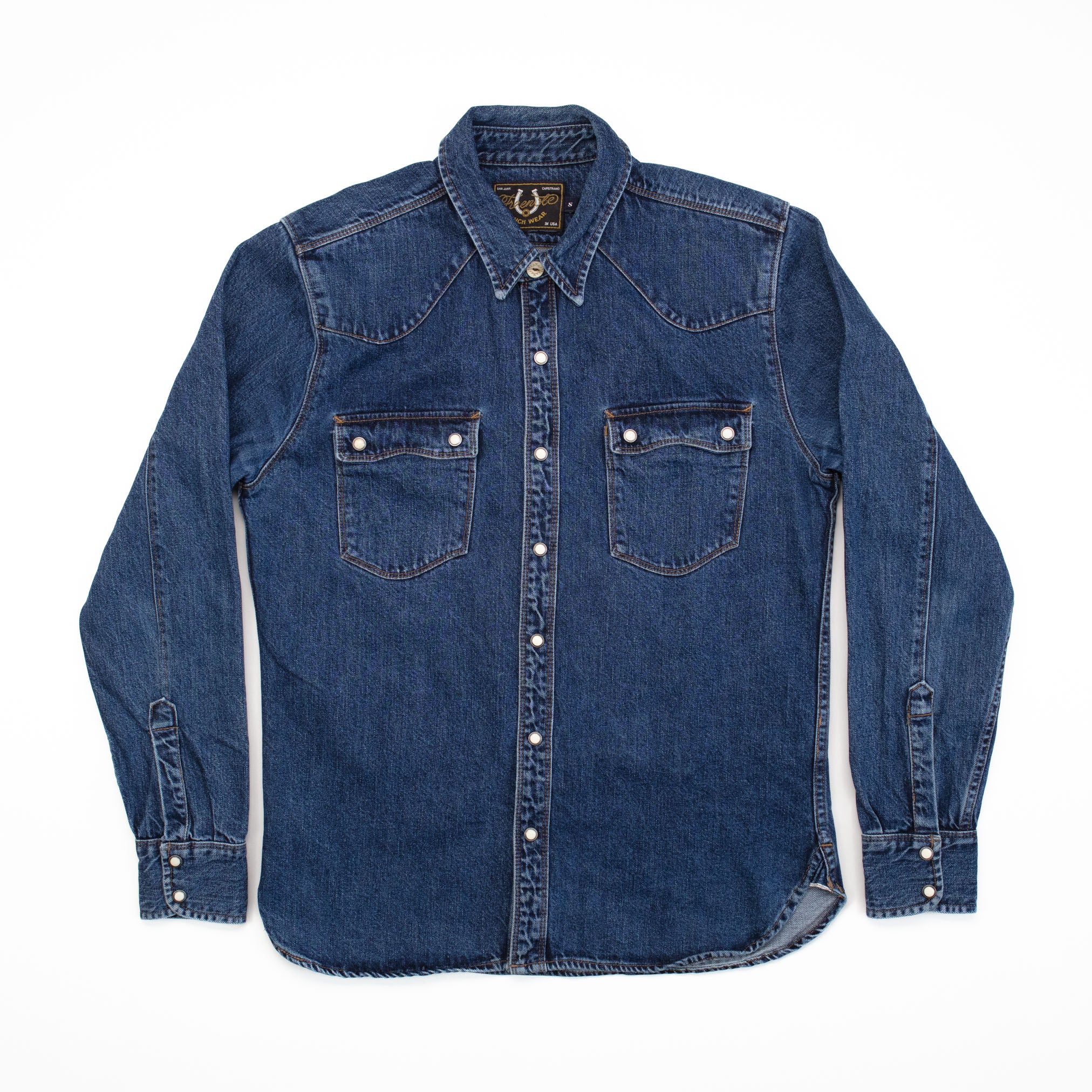 Modern Western in Rinsed Denim - S