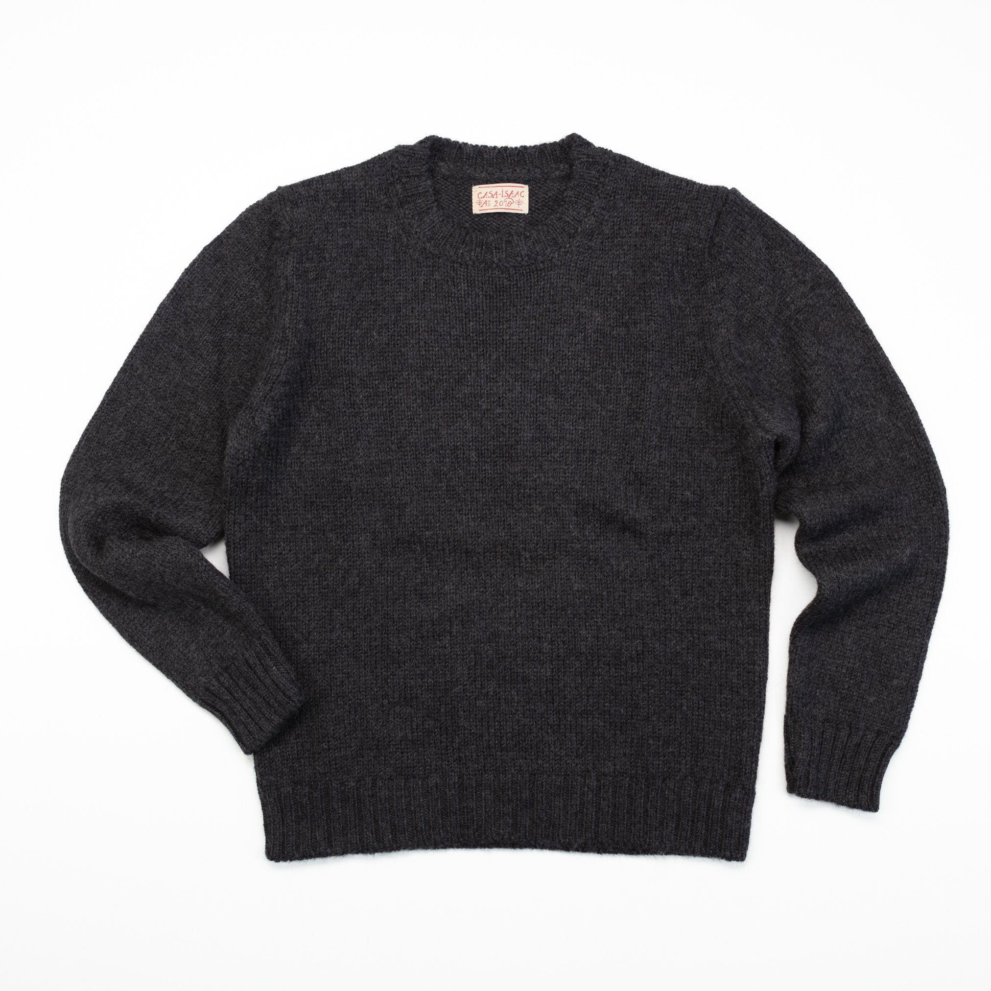 Wool & Alpaca Sweater in Charcoal