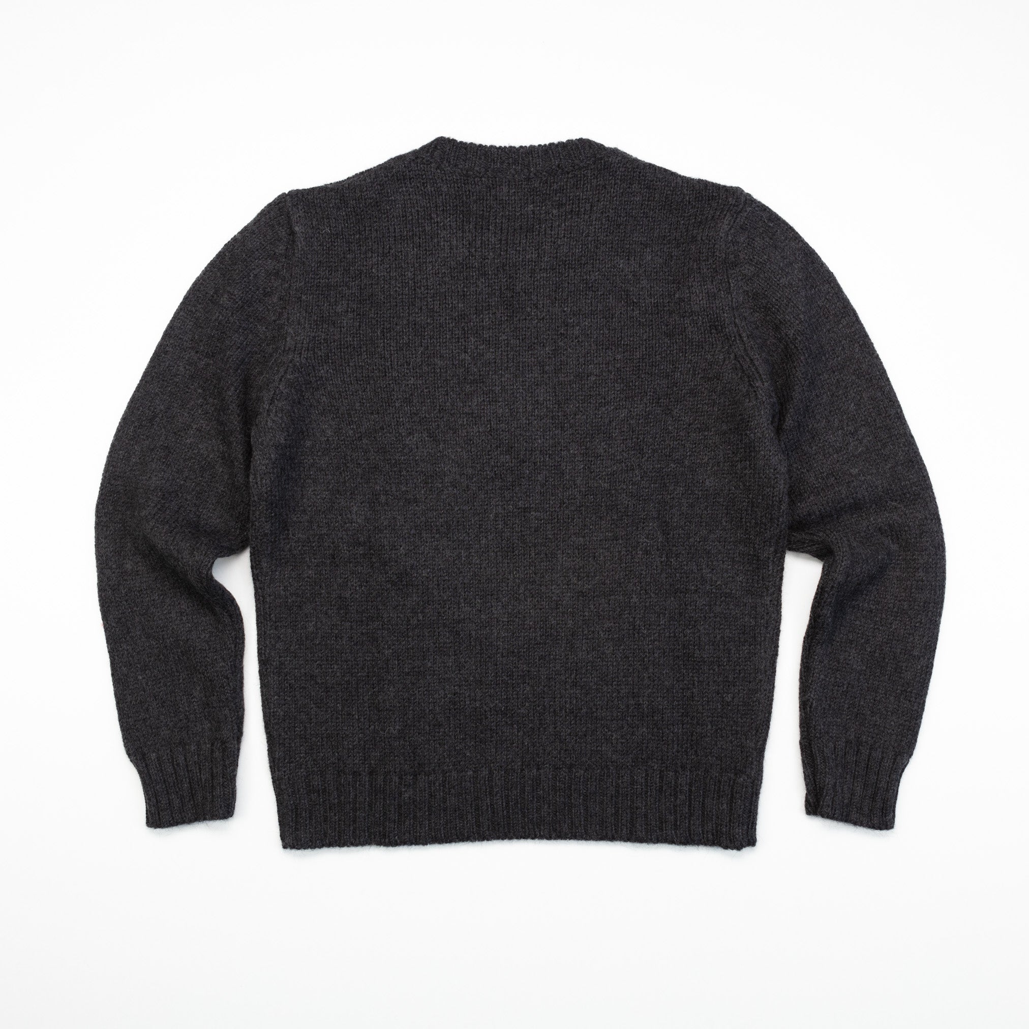 Wool & Alpaca Sweater in Charcoal