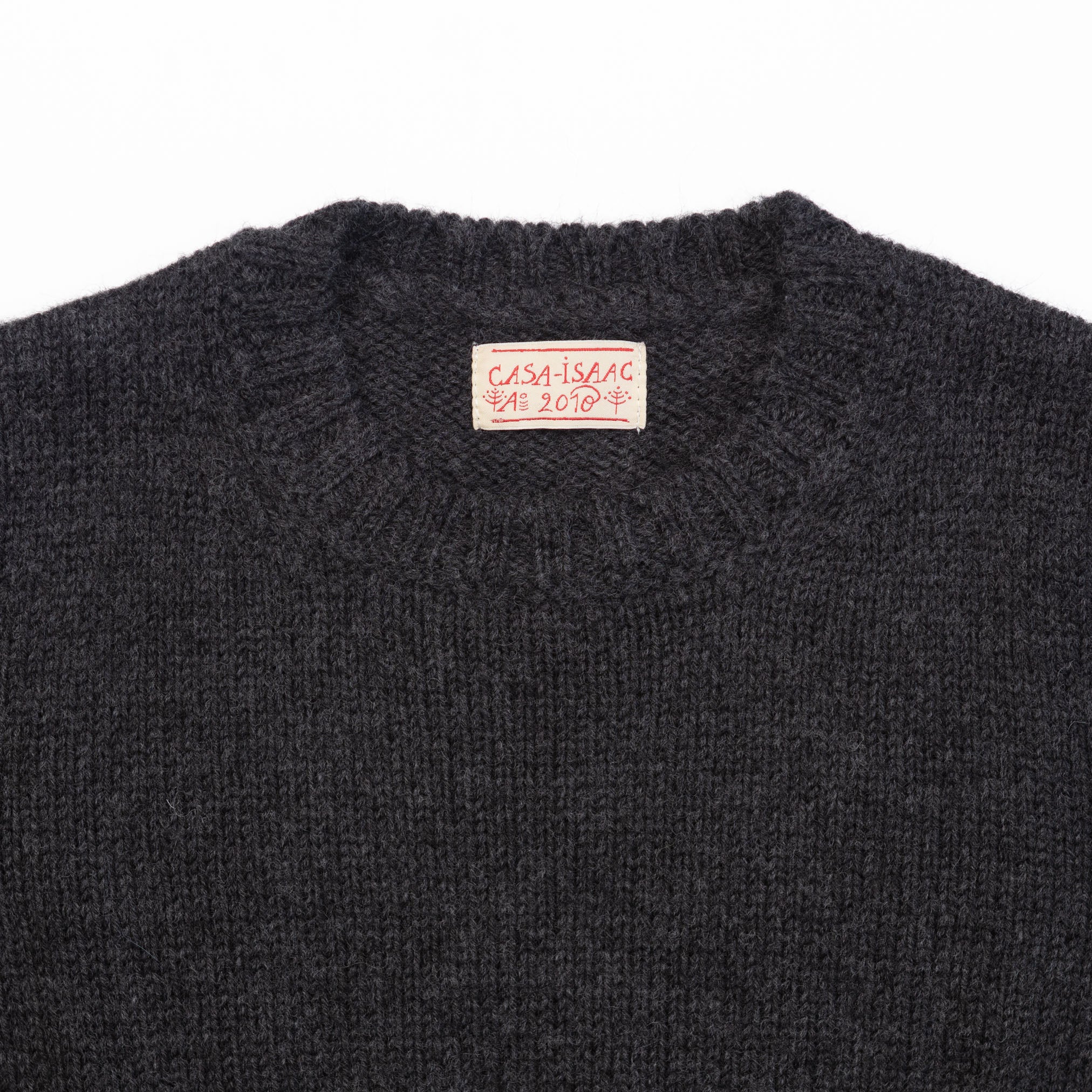 Wool & Alpaca Sweater in Charcoal