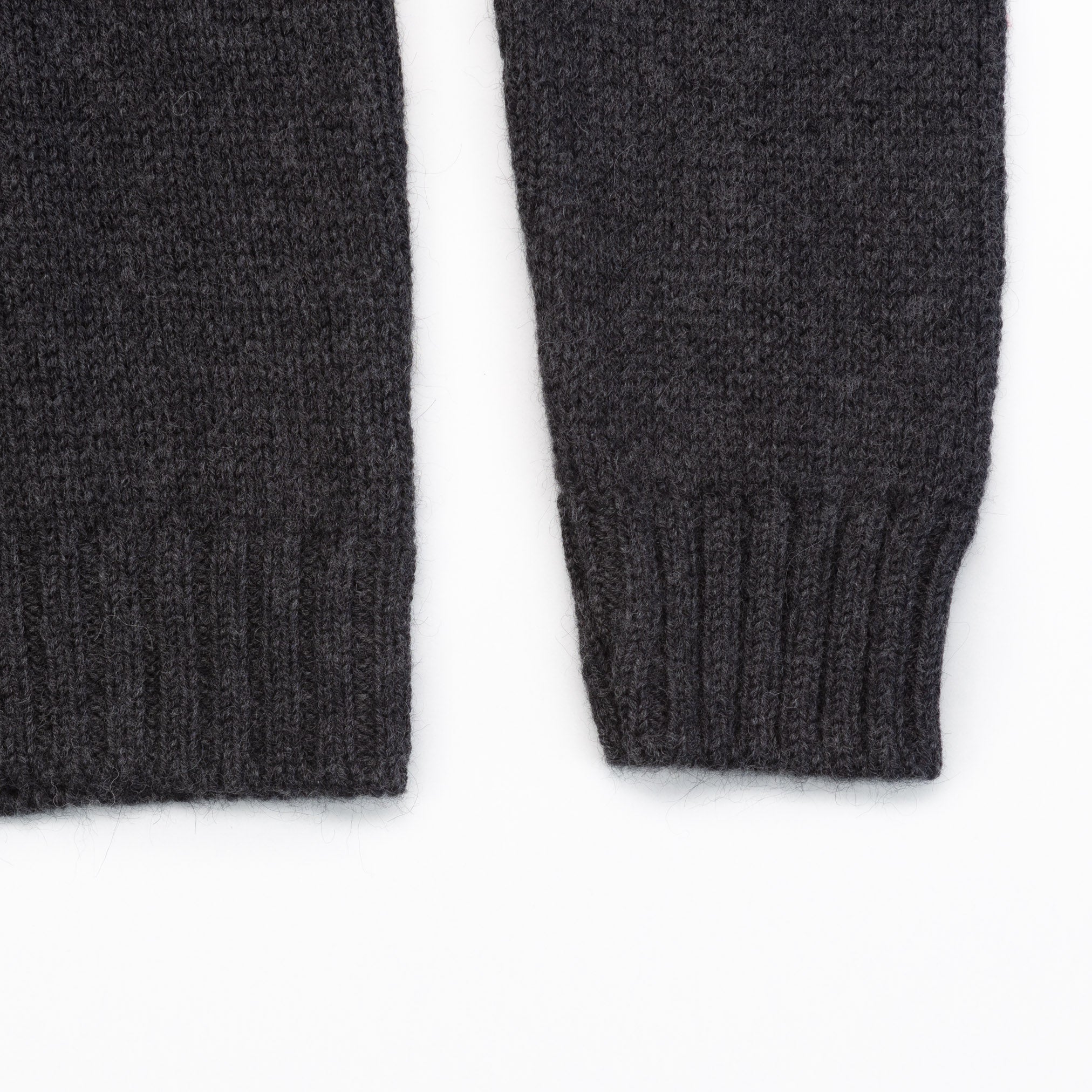 Wool & Alpaca Sweater in Charcoal