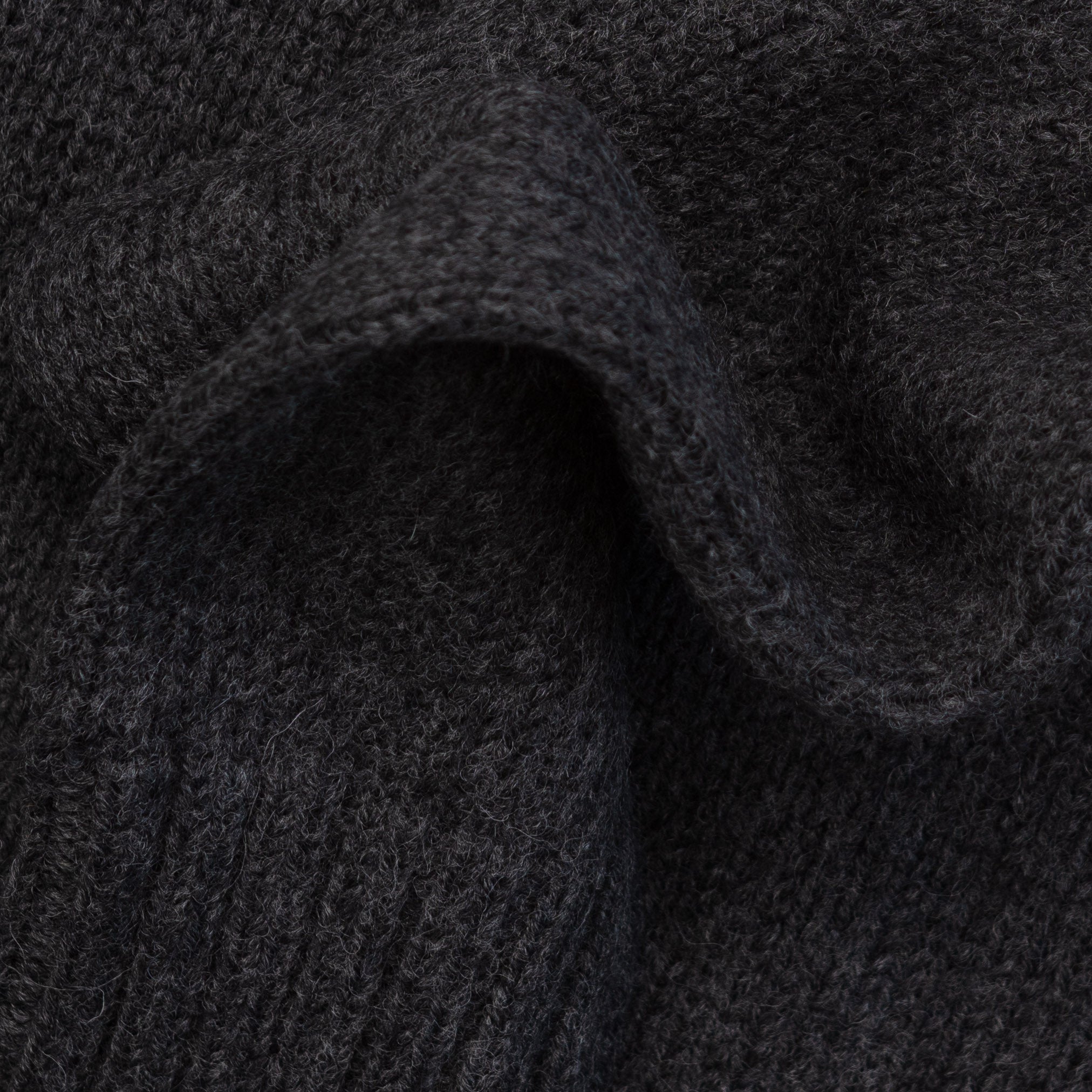 Wool & Alpaca Sweater in Charcoal