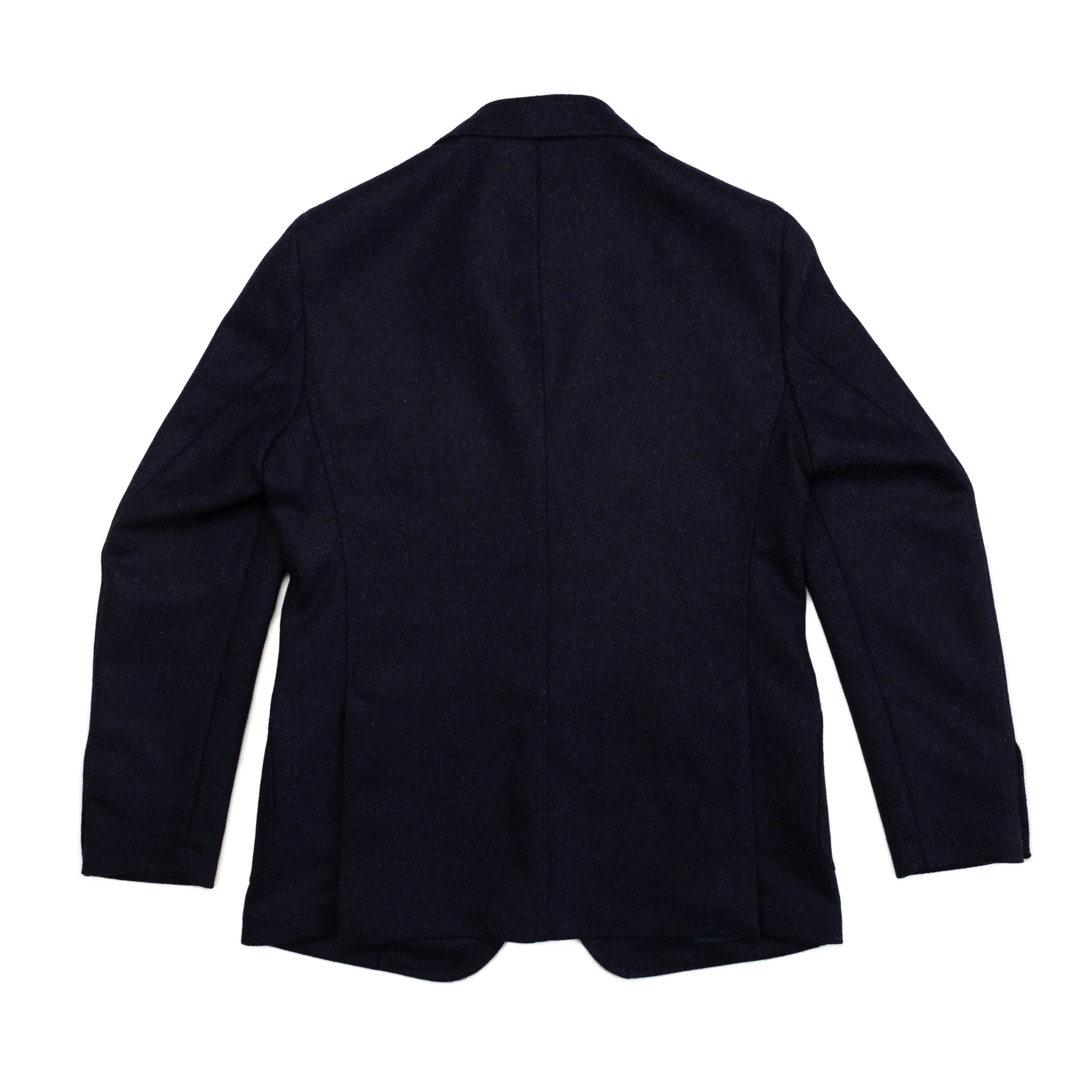 Blazer in Navy Harris Tweed Wool