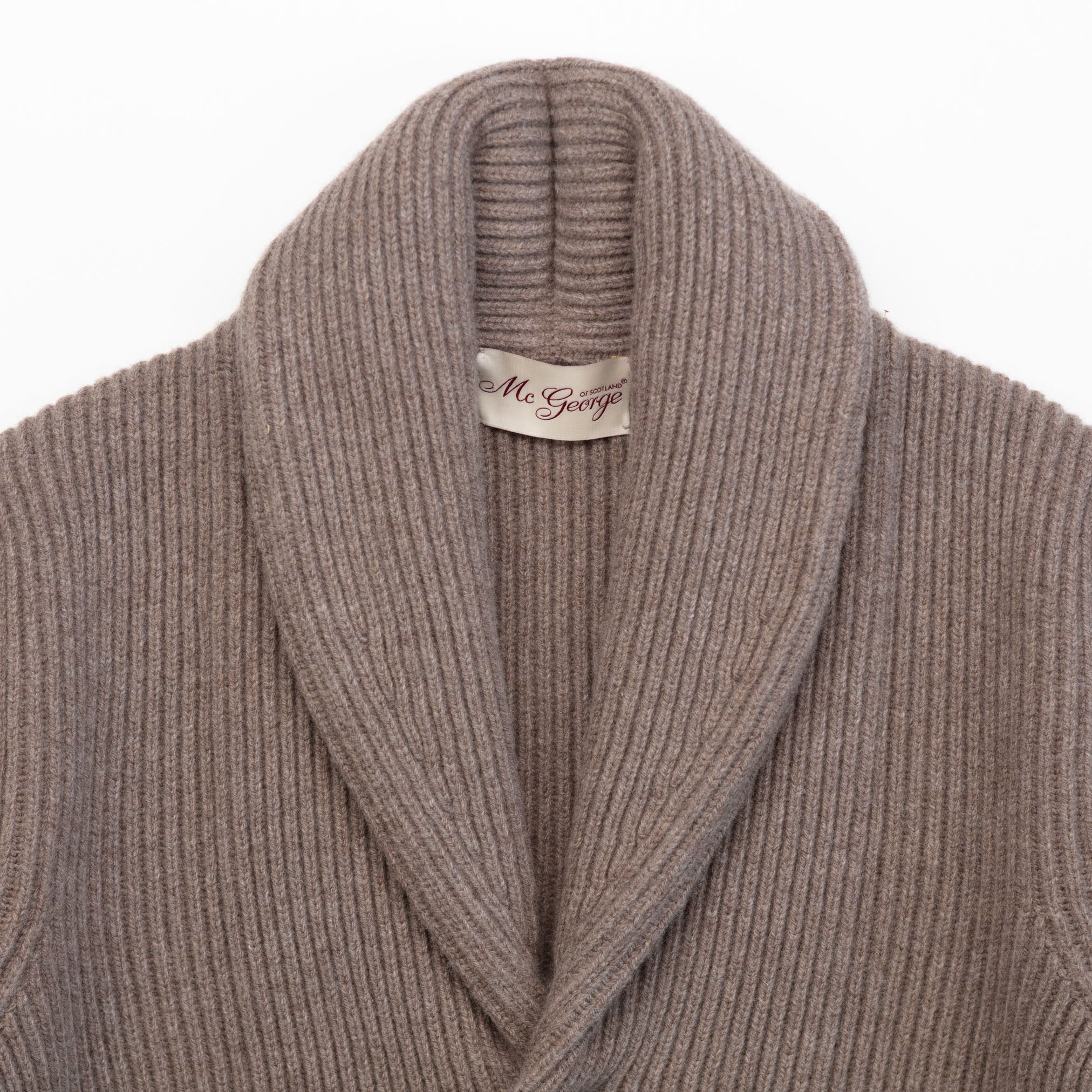 Shawl Cardigan in Taupe