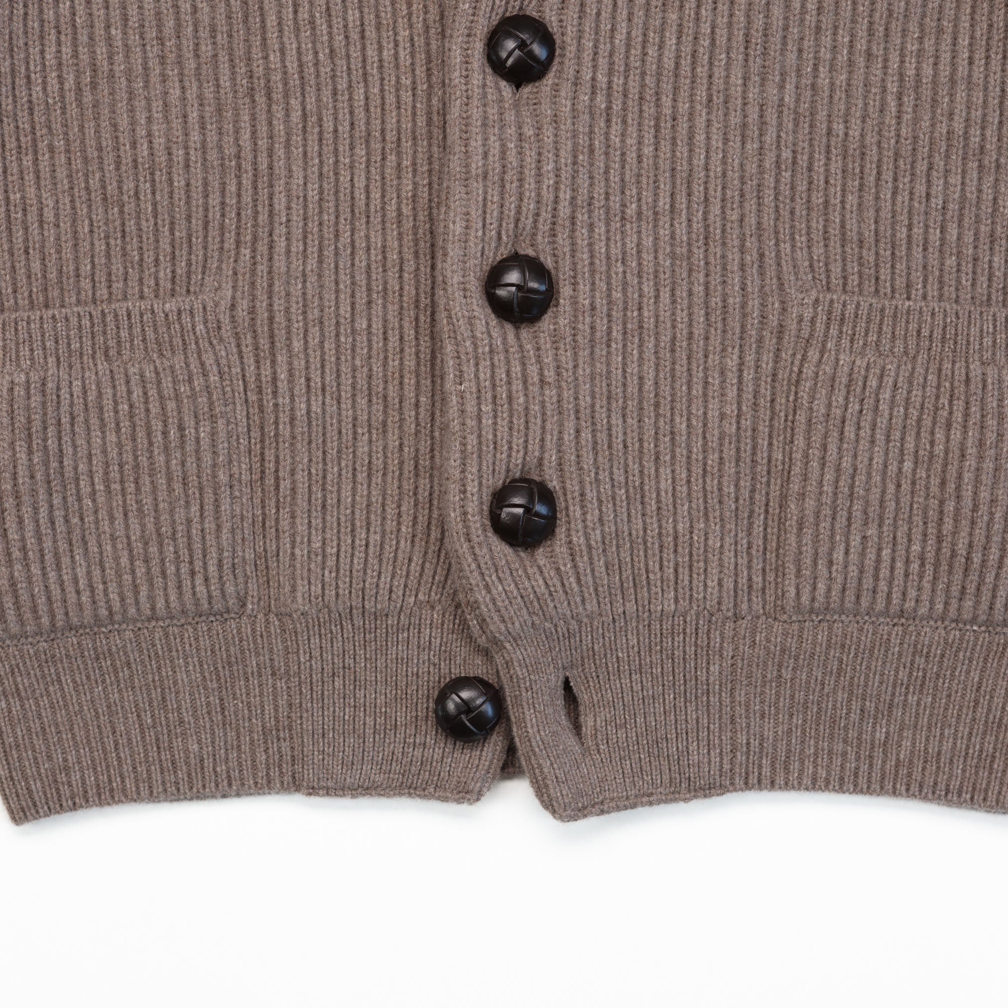 Shawl Cardigan in Taupe