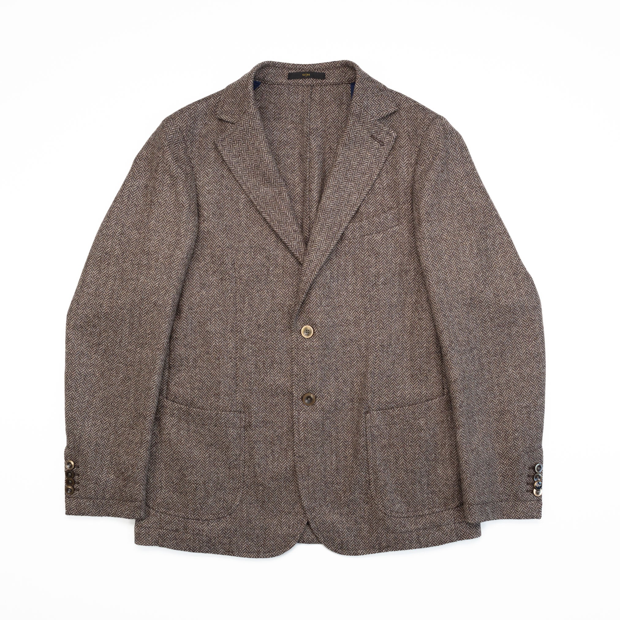 Blazer in Herringbone Harris Tweed