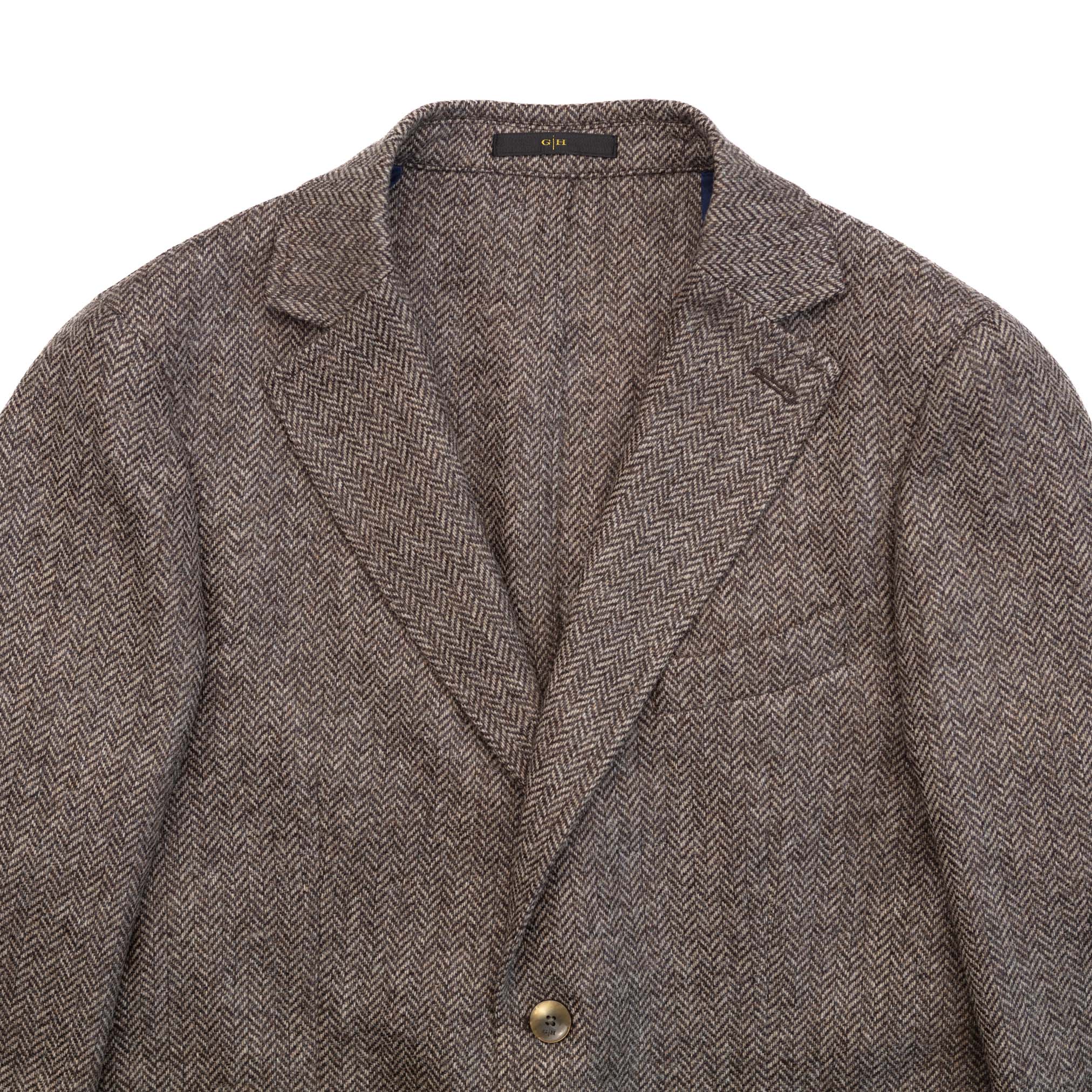 Blazer in Herringbone Harris Tweed