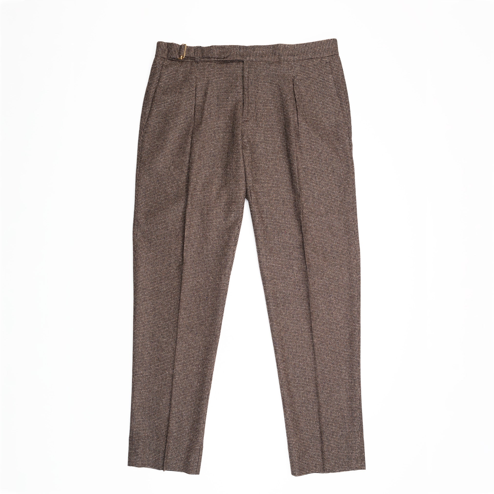 The Piccadilly Trouser in Brown Houndstooth