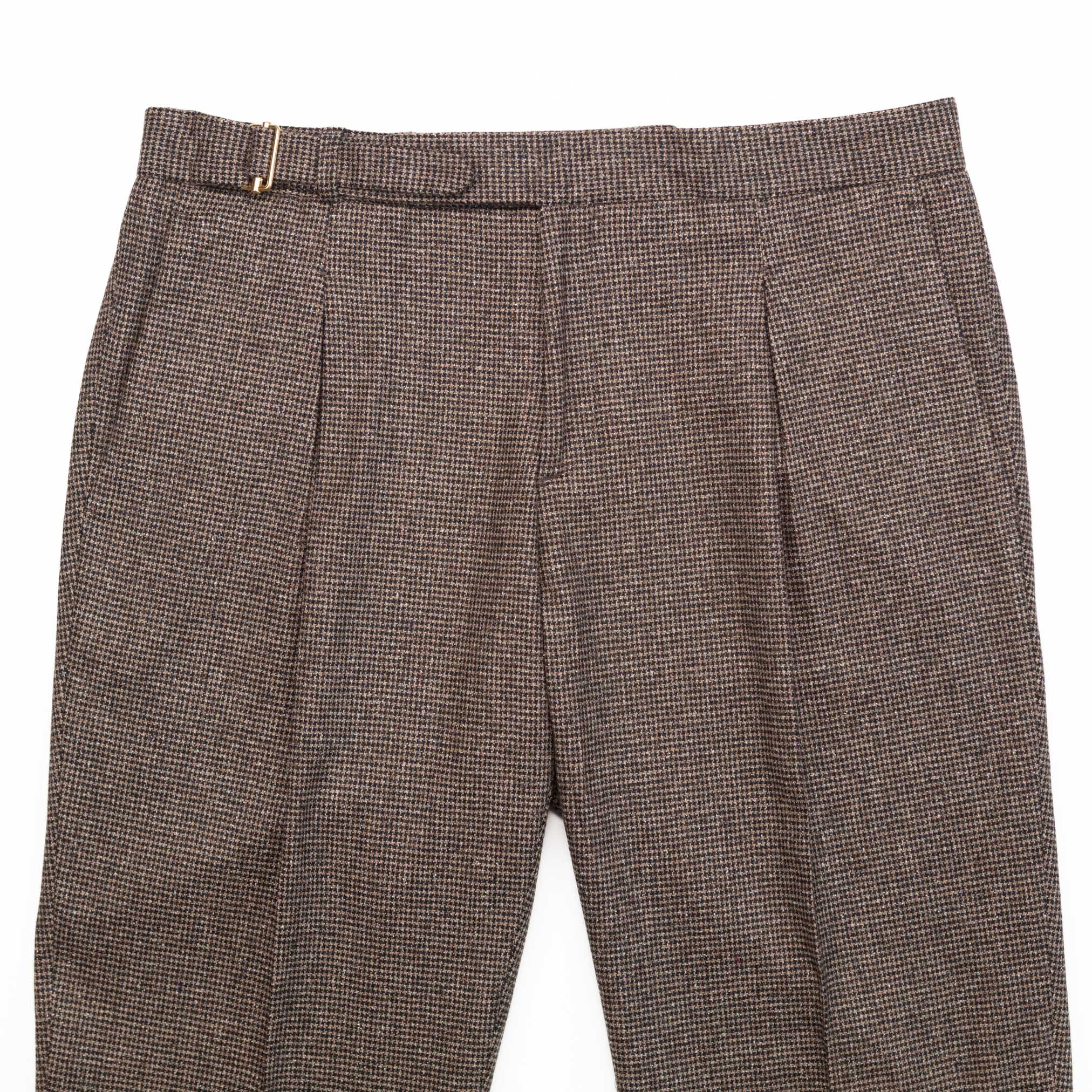 The Piccadilly Trouser in Brown Houndstooth