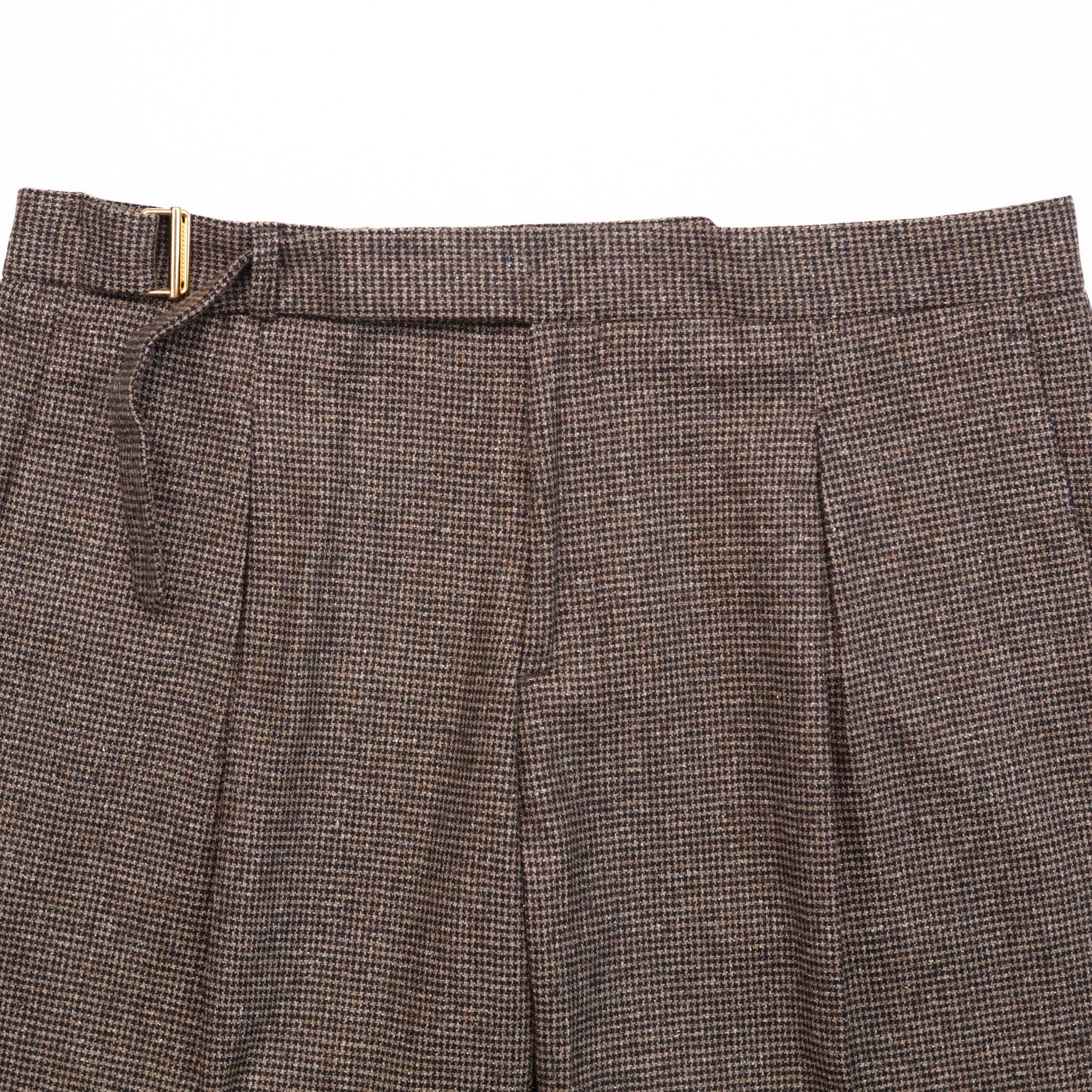 The Piccadilly Trouser in Brown Houndstooth