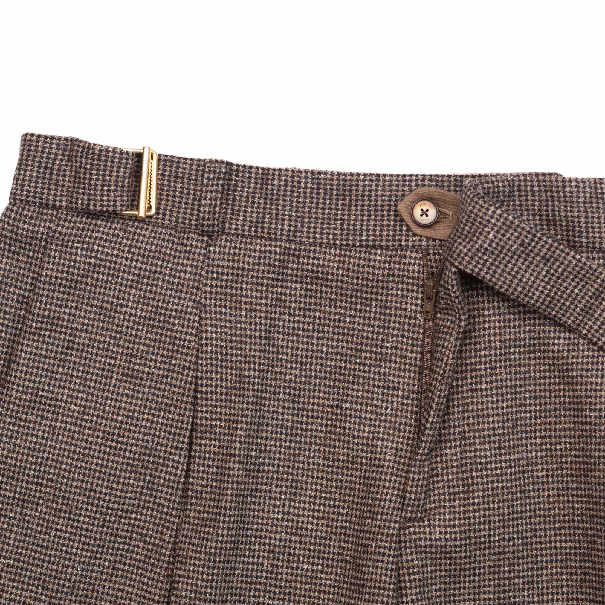 The Piccadilly Trouser in Brown Houndstooth