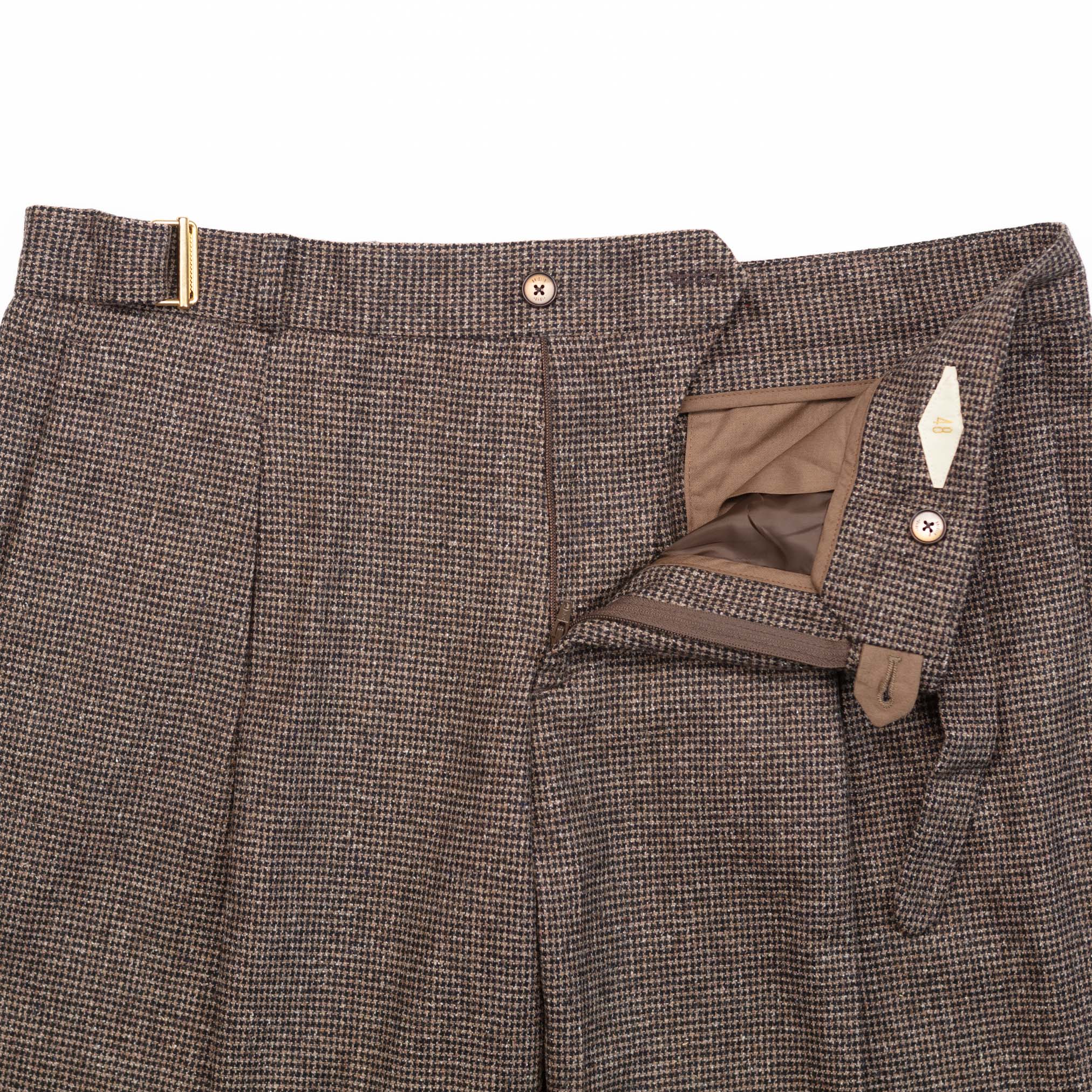 The Piccadilly Trouser in Brown Houndstooth