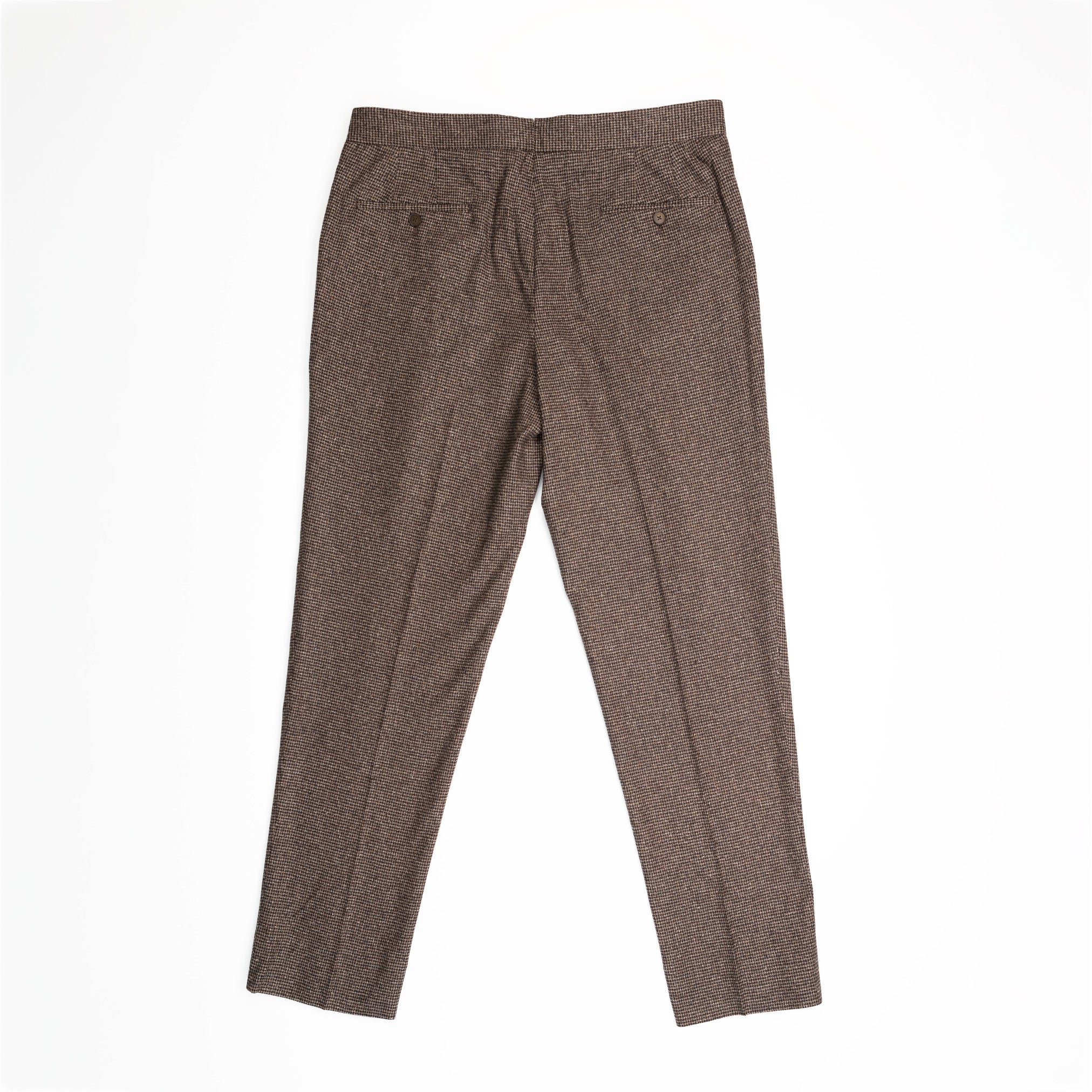 The Piccadilly Trouser in Brown Houndstooth