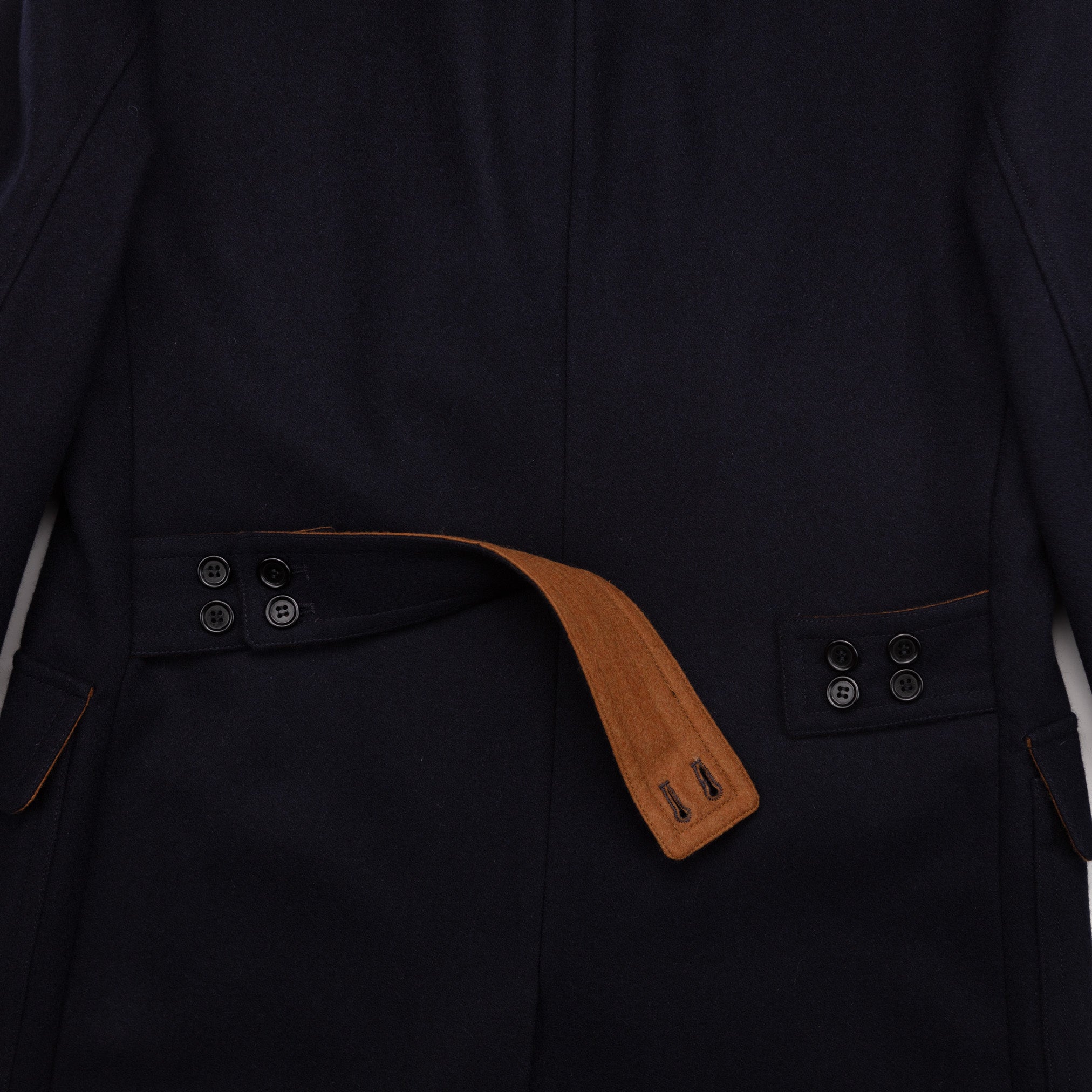 The Alain New Loden Coat in Navy