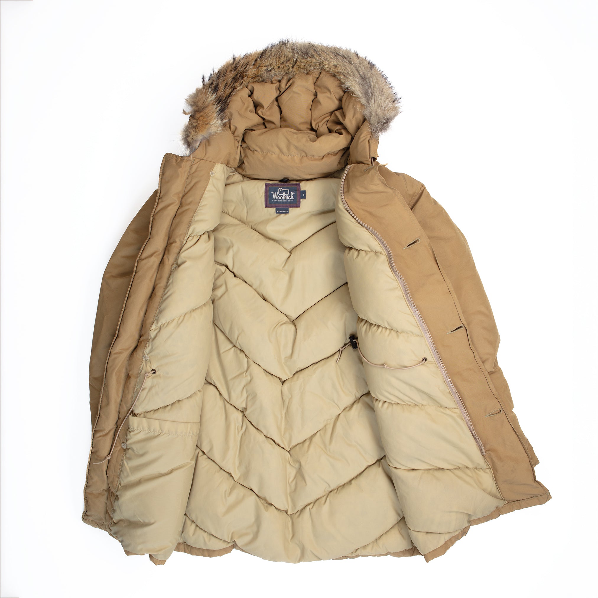 Artic Parka in Gold Khaki - M