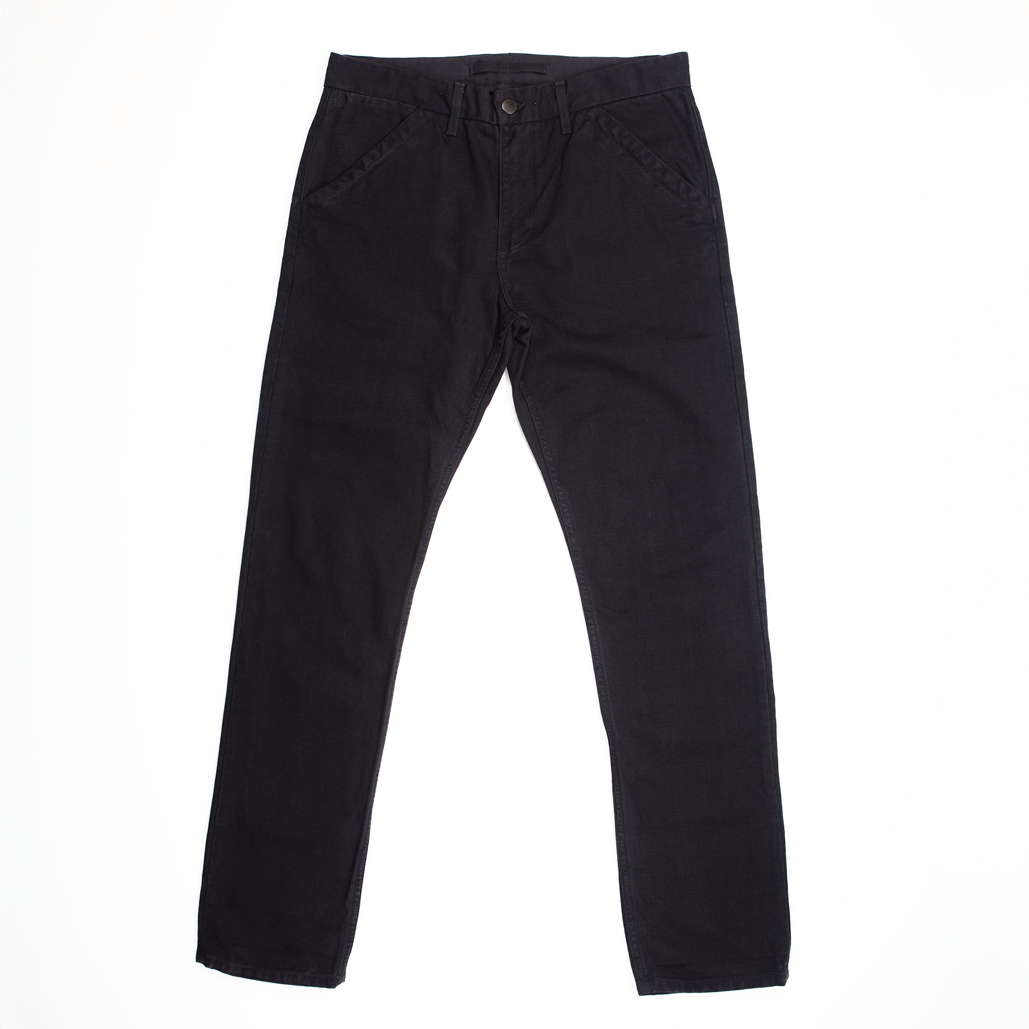 Workers Chinos in Faded Black - 34