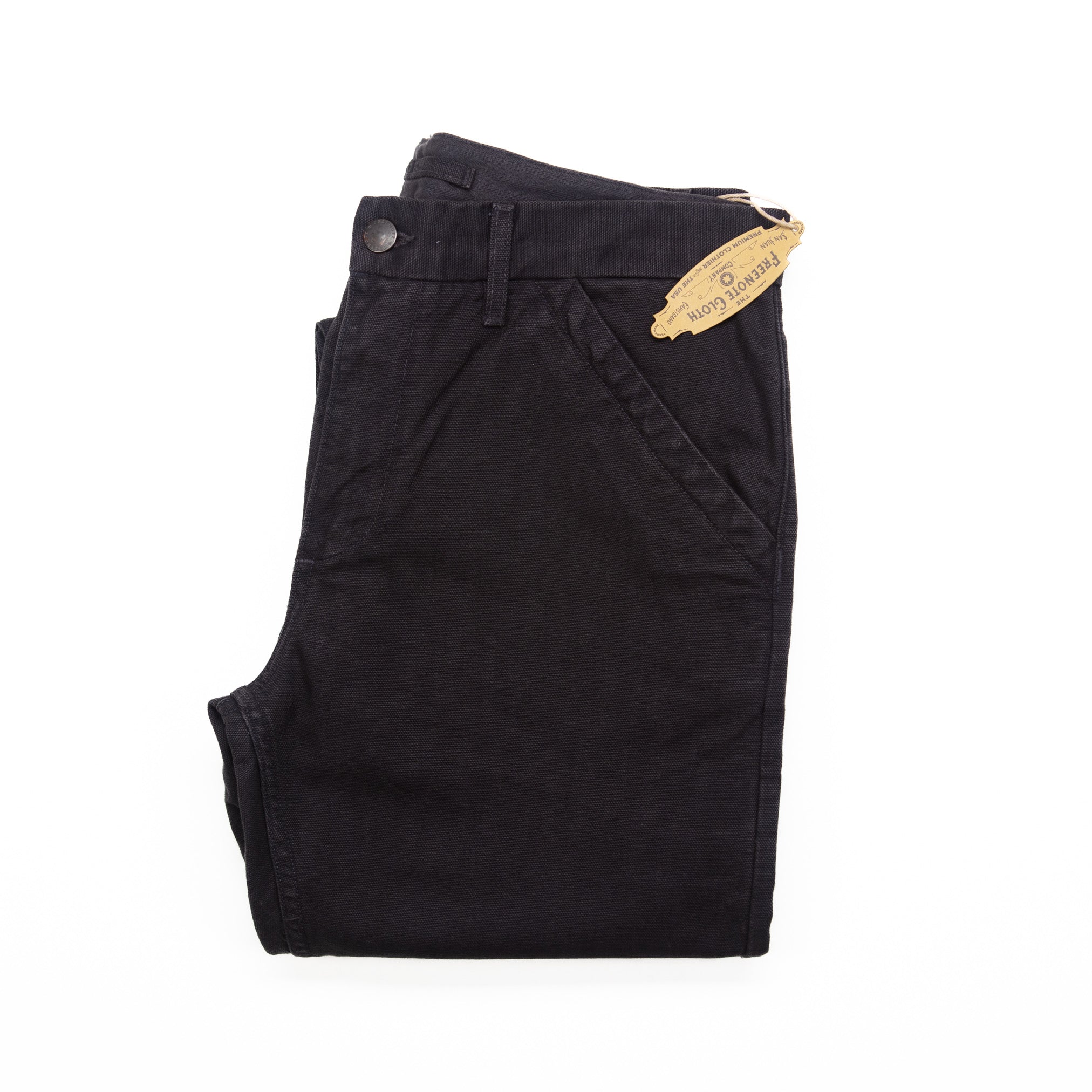 Workers Chinos in Faded Black - 34