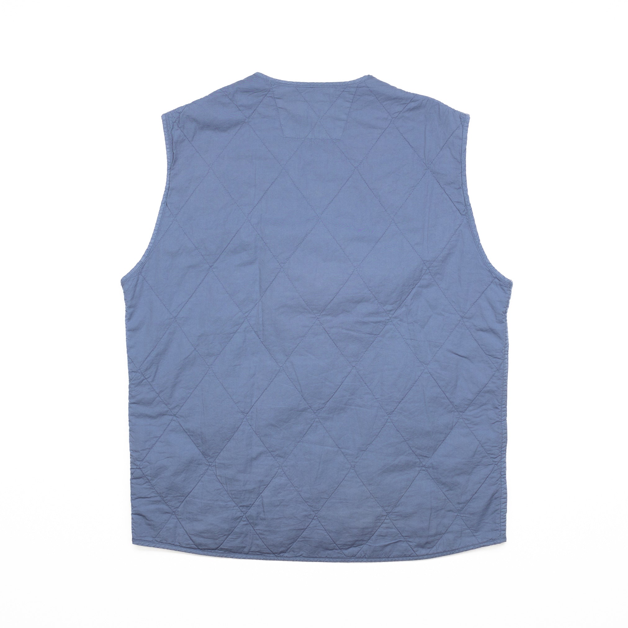 Diamond Stitched Vest in Blue Sky - M