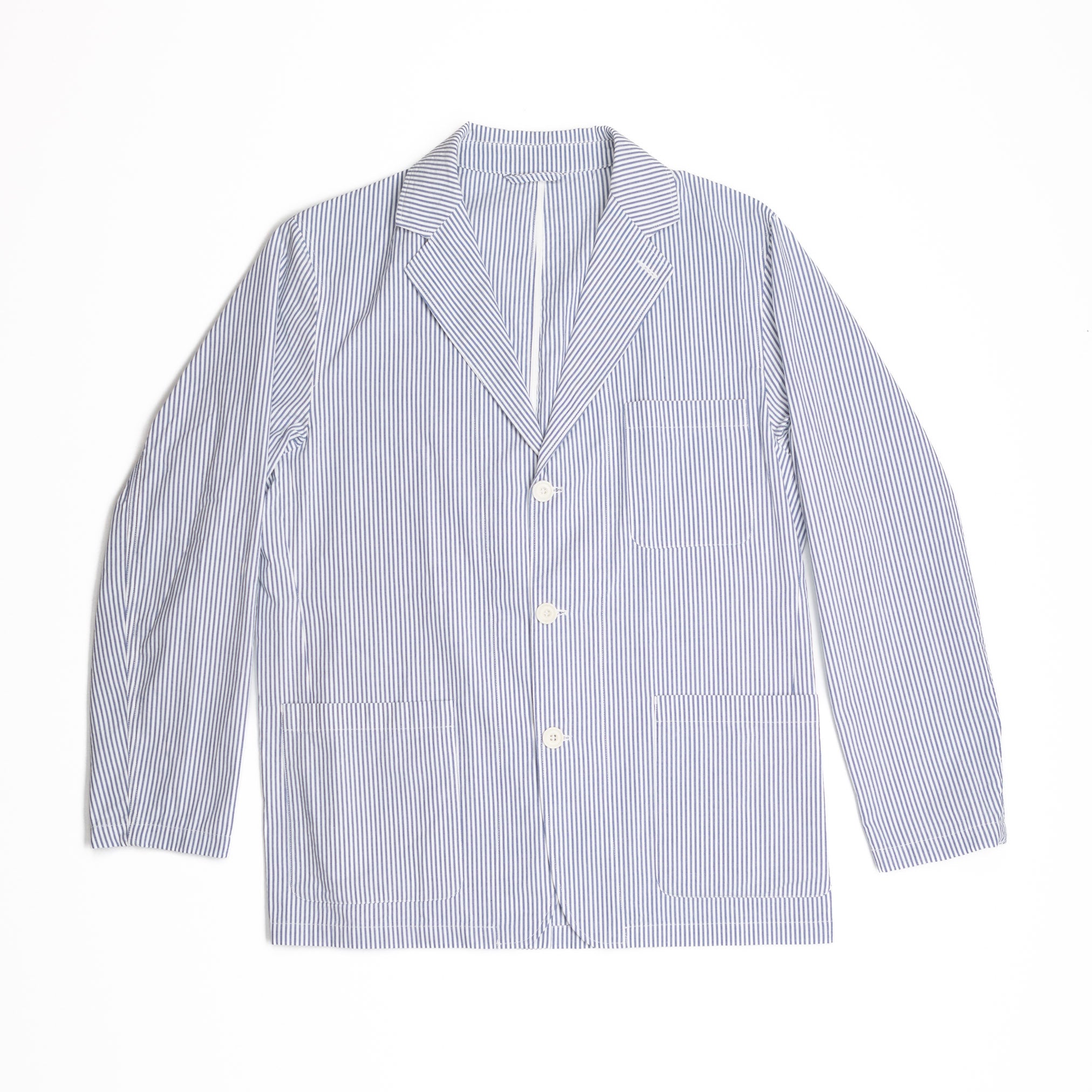 Oxford Stripe Seersucker Jacket - 52