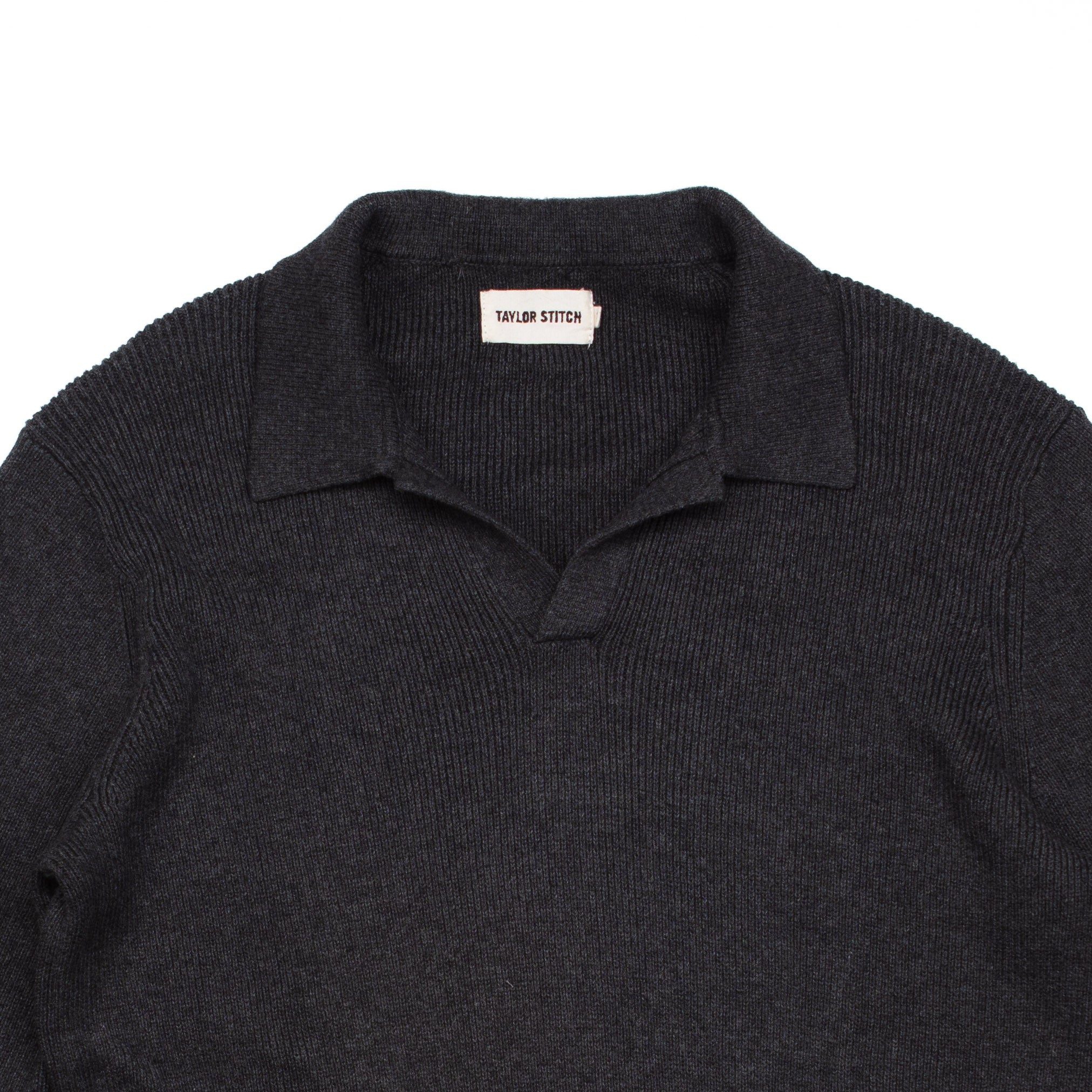 Cotton & Cashmere Polo Sweater - S