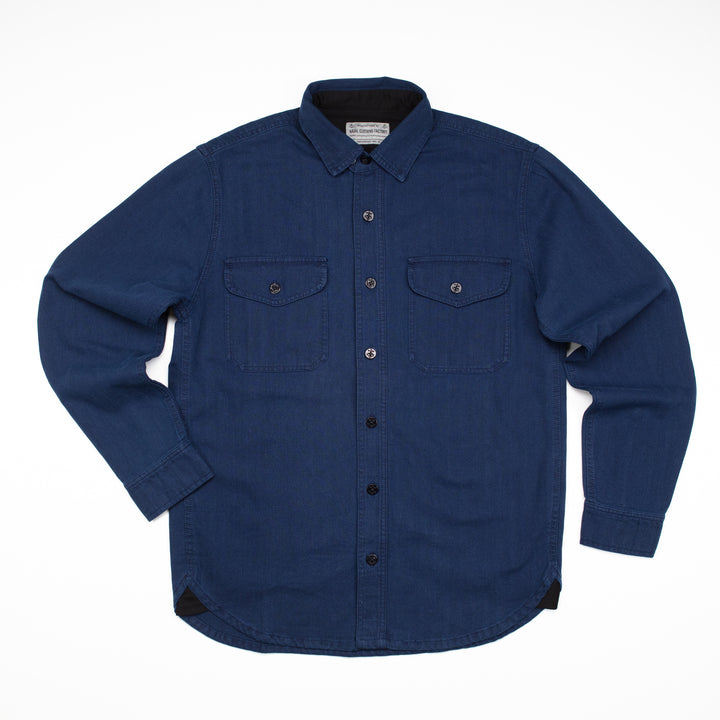 CPO Shirt in Indigo HBT