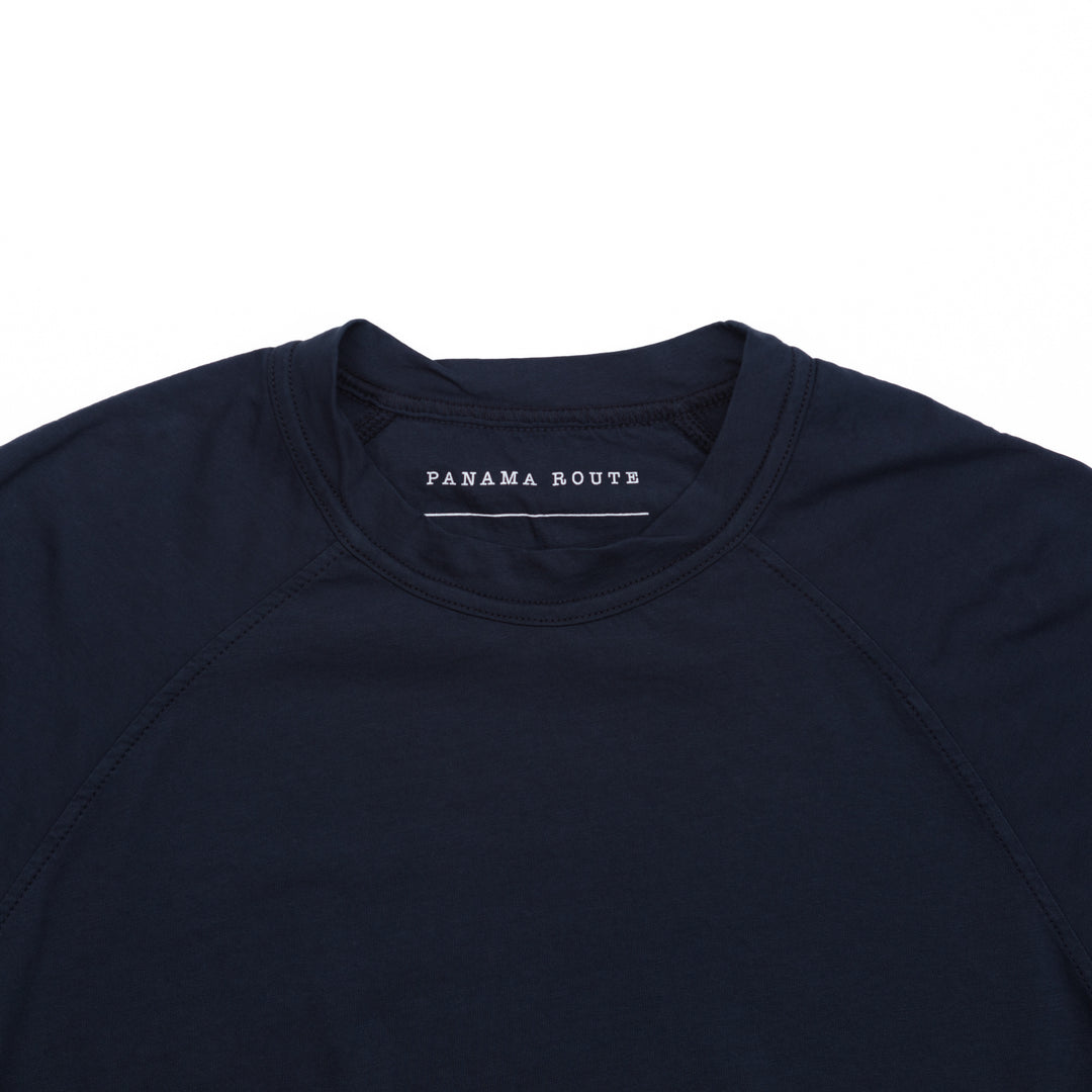 Dan Raglan Tee in Navy