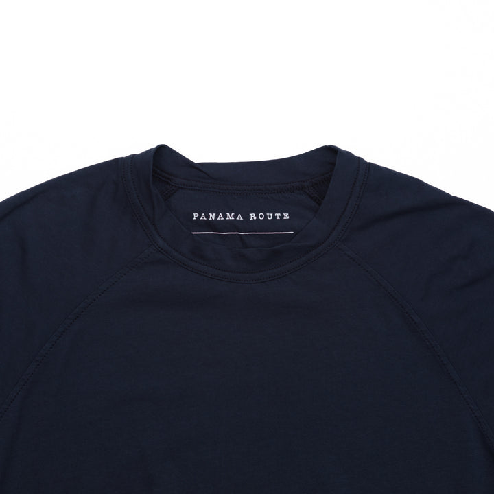 Dan Raglan Tee in Navy