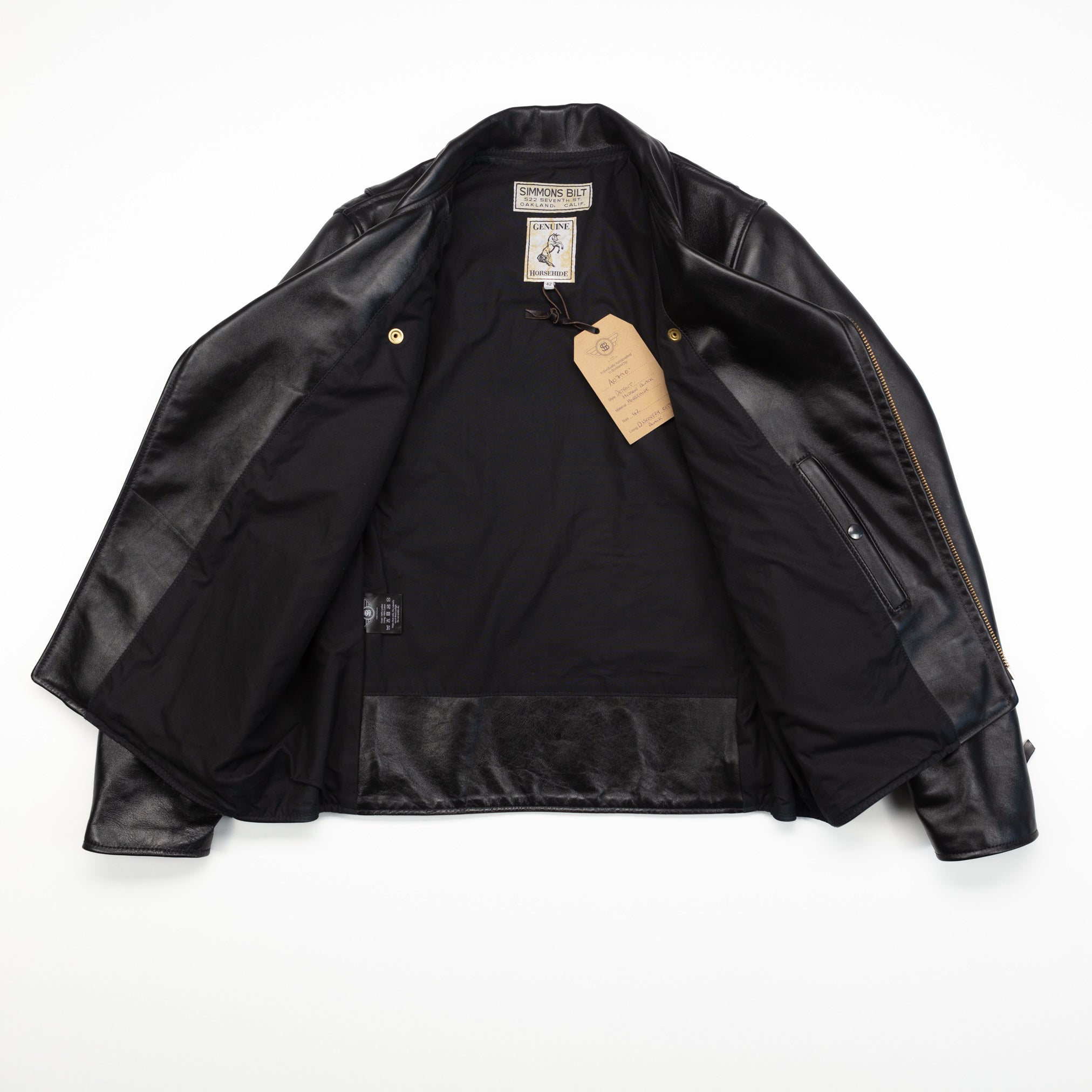 Detroit Hudson Horsehide Jacket - 42