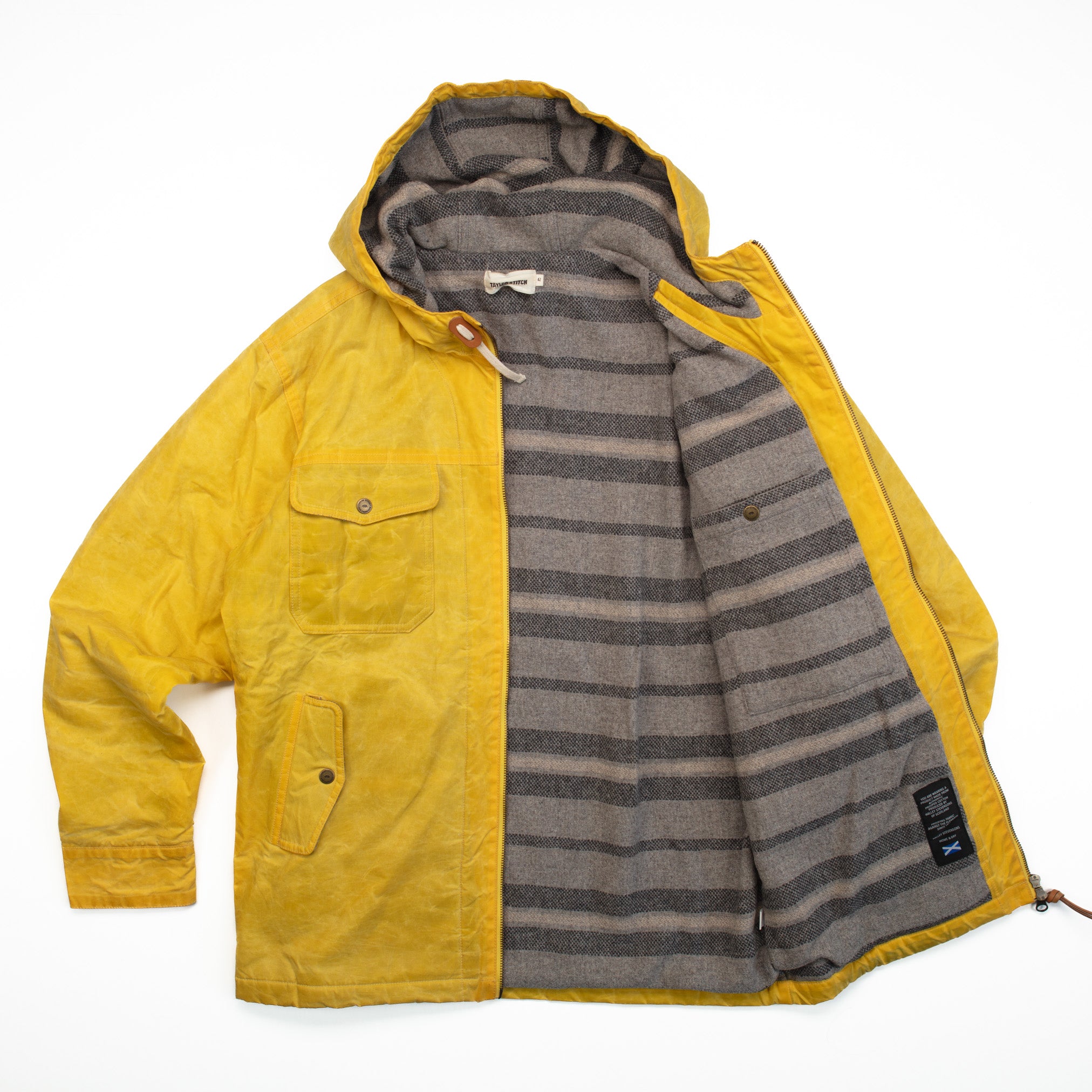 The Winslow Parka in Mustard Dry Wax - L