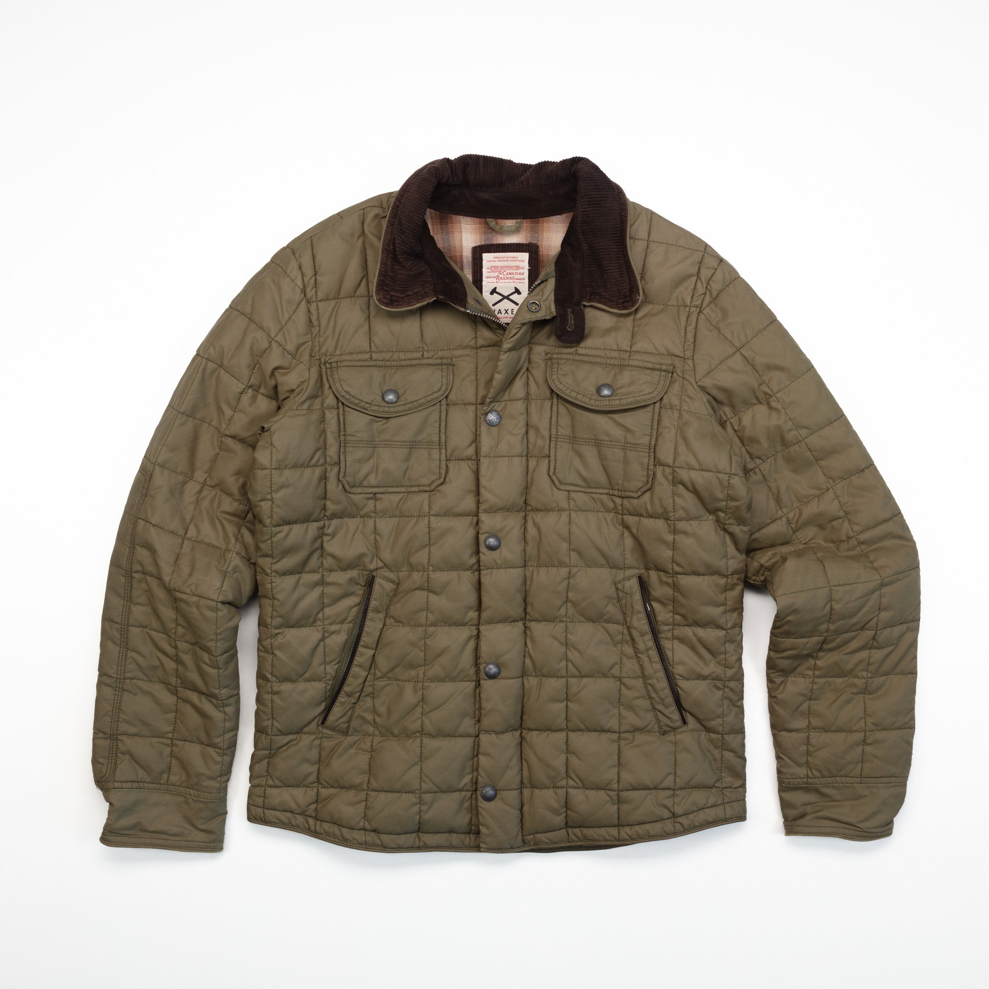 Quilted Waxed Jacket - XL