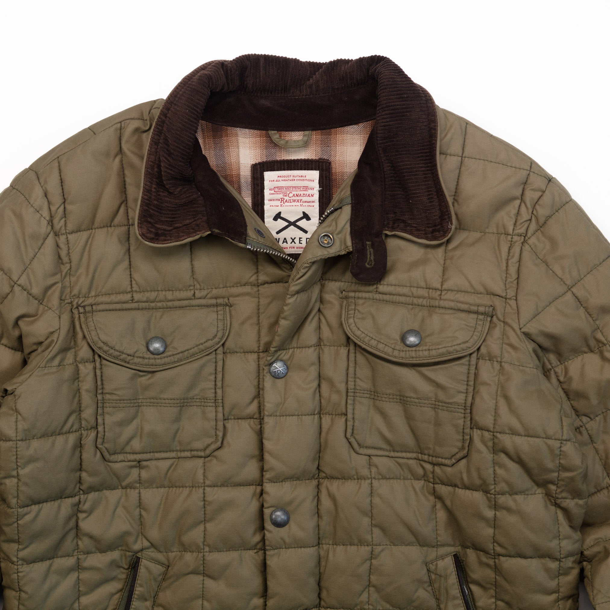 Quilted Waxed Jacket - XL