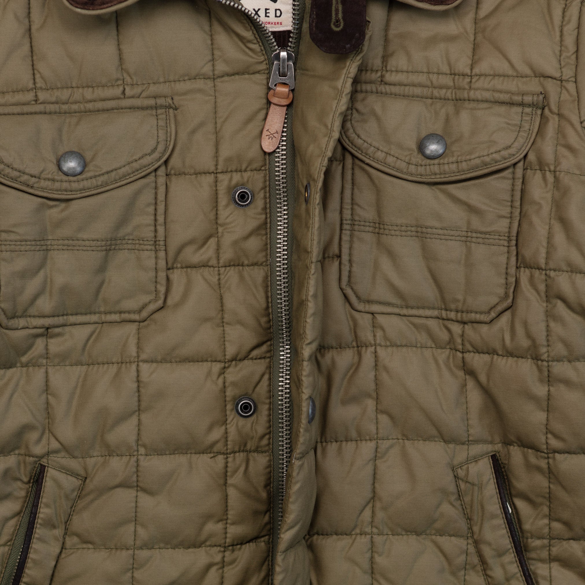 Quilted Waxed Jacket - XL