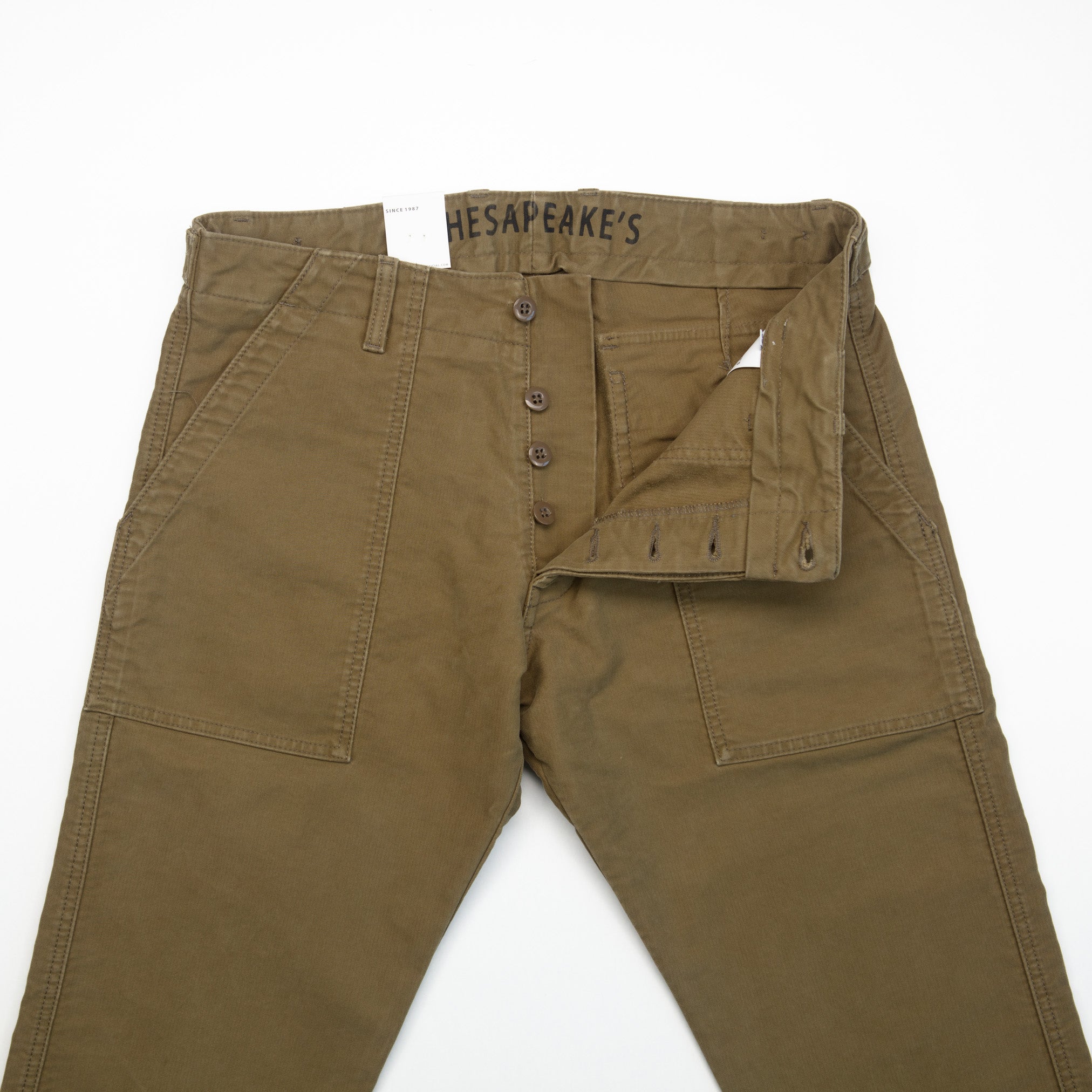 Graves Fatigue Pant in Khaki Green